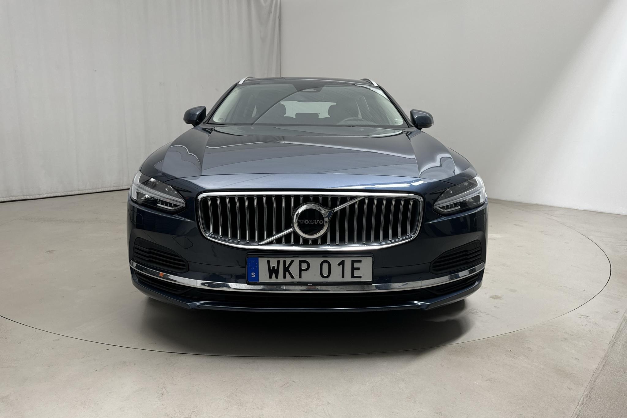 Volvo V90 T6 AWD Twin Engine (340hk) - 6 344 mil - Automat - Dark Blue - 2022