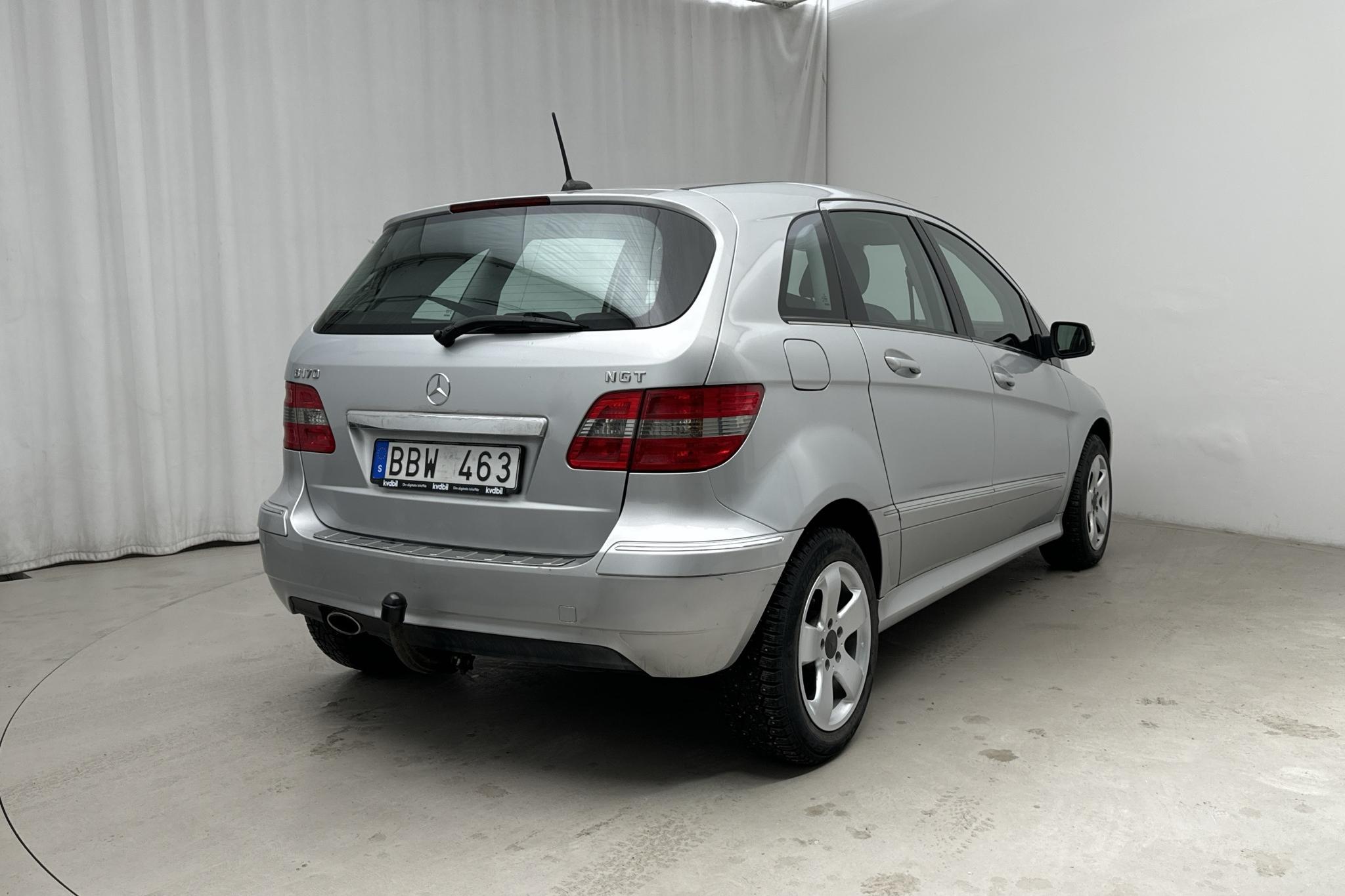 Mercedes B 170 NGT (116hk) - 160 530 km - Automaattinen - hopea - 2009