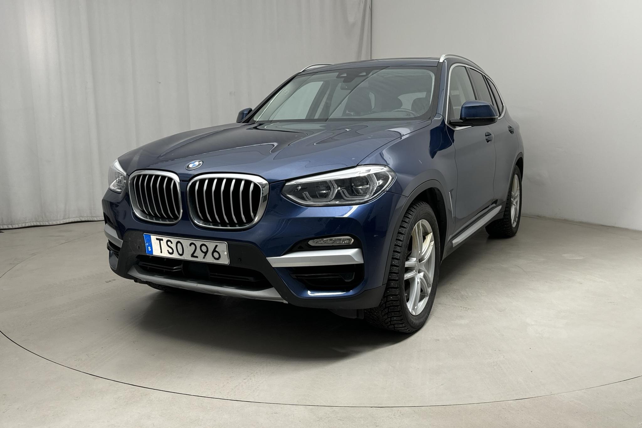 BMW X3 xDrive20d, G01 (190hk) - 123 600 km - Automatyczna - niebieski - 2019