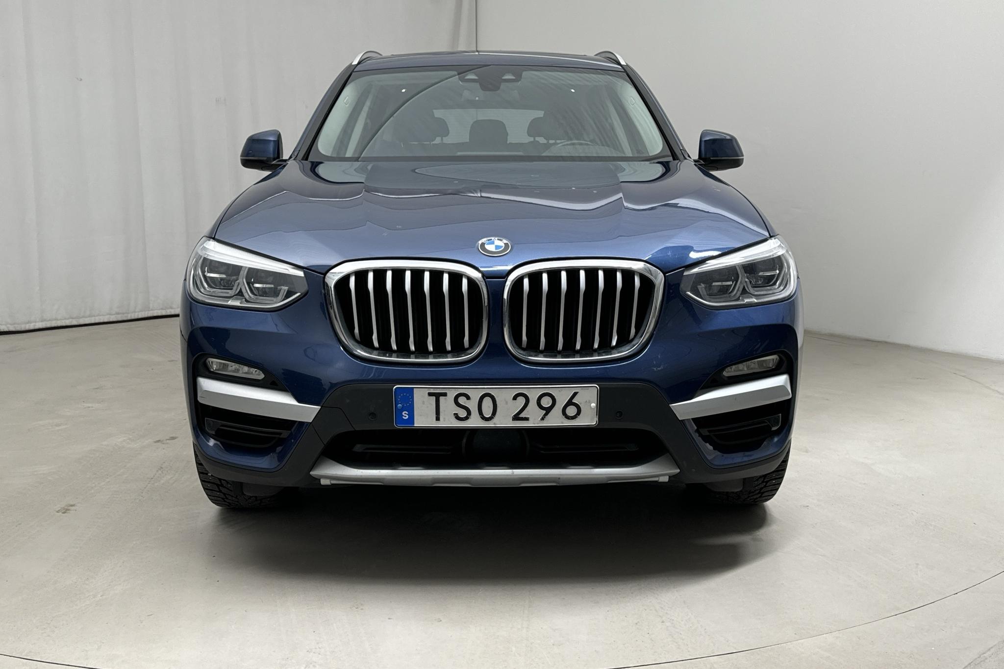 BMW X3 xDrive20d, G01 (190hk) - 123 600 km - Automatyczna - niebieski - 2019