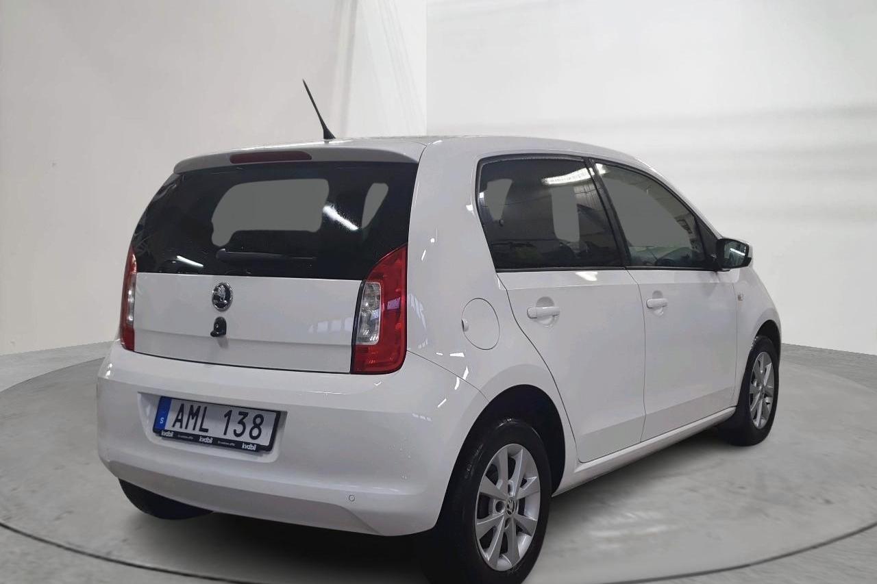 Skoda Citigo MPI 5dr (75hk) - 86 710 km - Manuaalinen - valkoinen - 2014