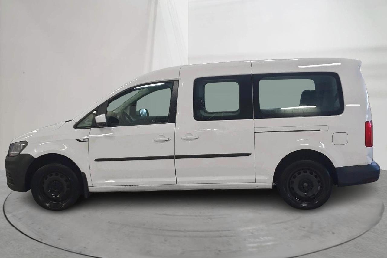 VW Caddy Life Maxi 1.4 TGI (110hk) - 140 430 km - Automatyczna - biały - 2018