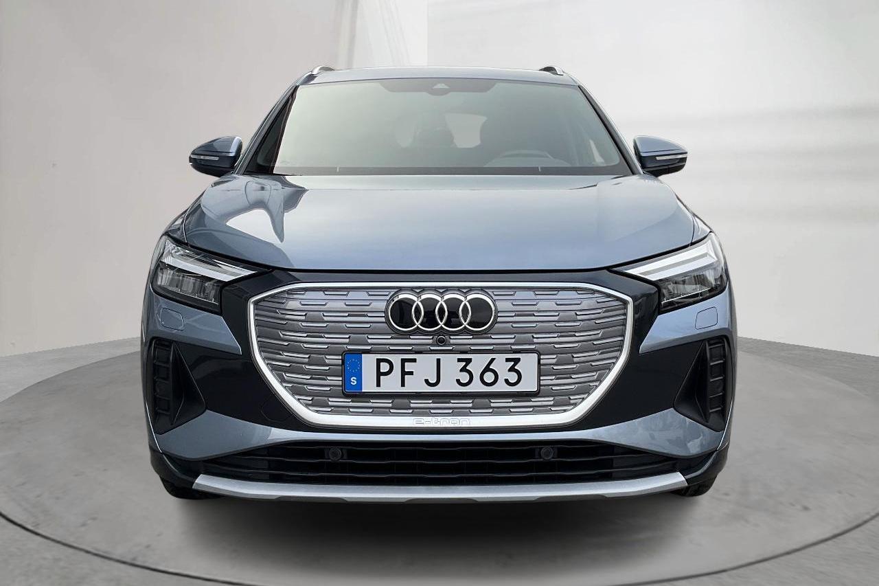 Audi Q4 40 e-tron 77 kWh (204hk) - 49 380 km - Automatyczna - niebieski - 2022