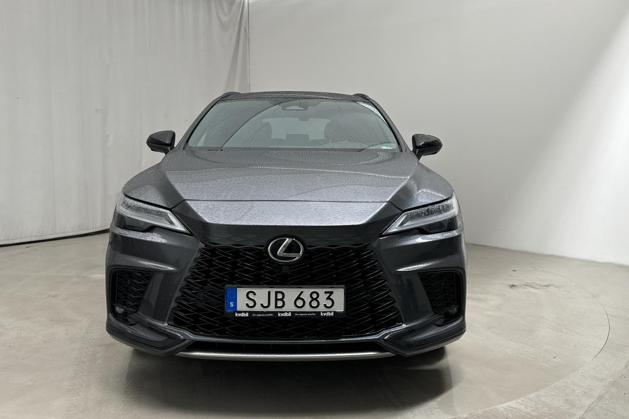 Lexus RX 500h AWD (366hk) - 33 160 km - Automatyczna - szary - 2023