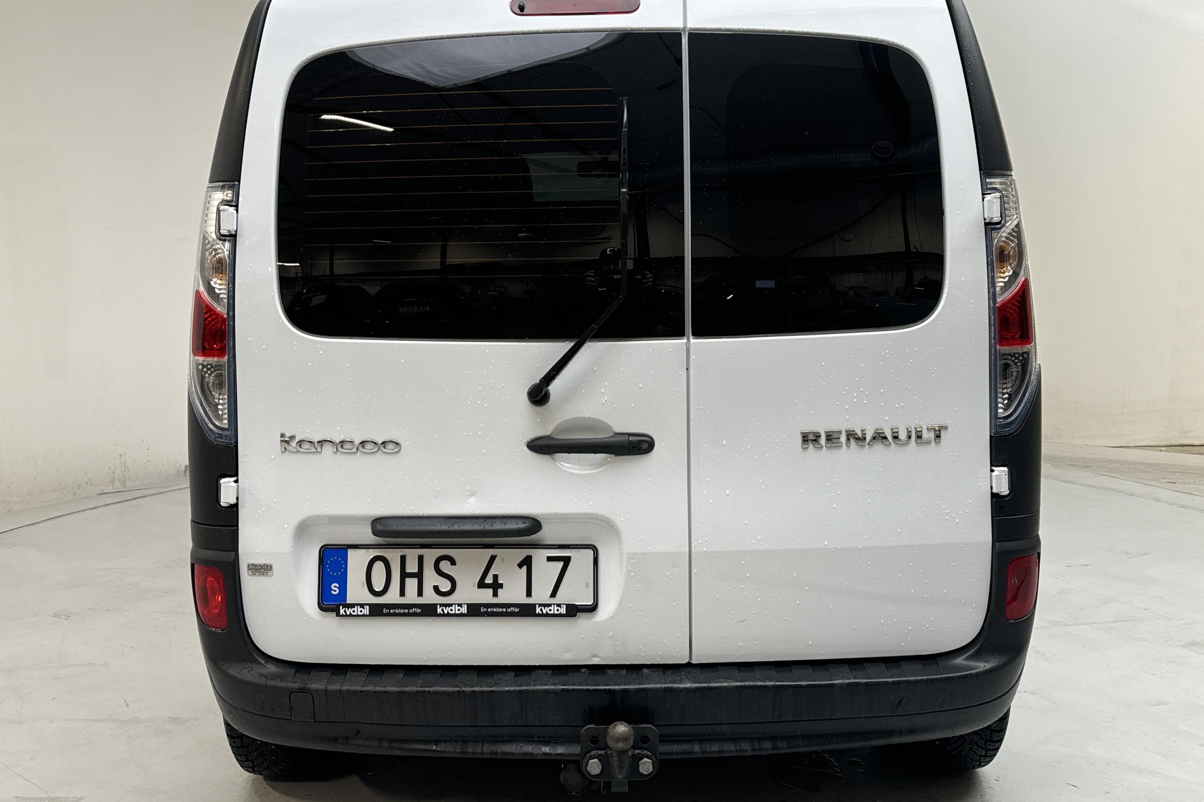 Renault Kangoo II Z.E. 22 kWh Skåp (60hk) - 39 630 km - Automatyczna - biały - 2017