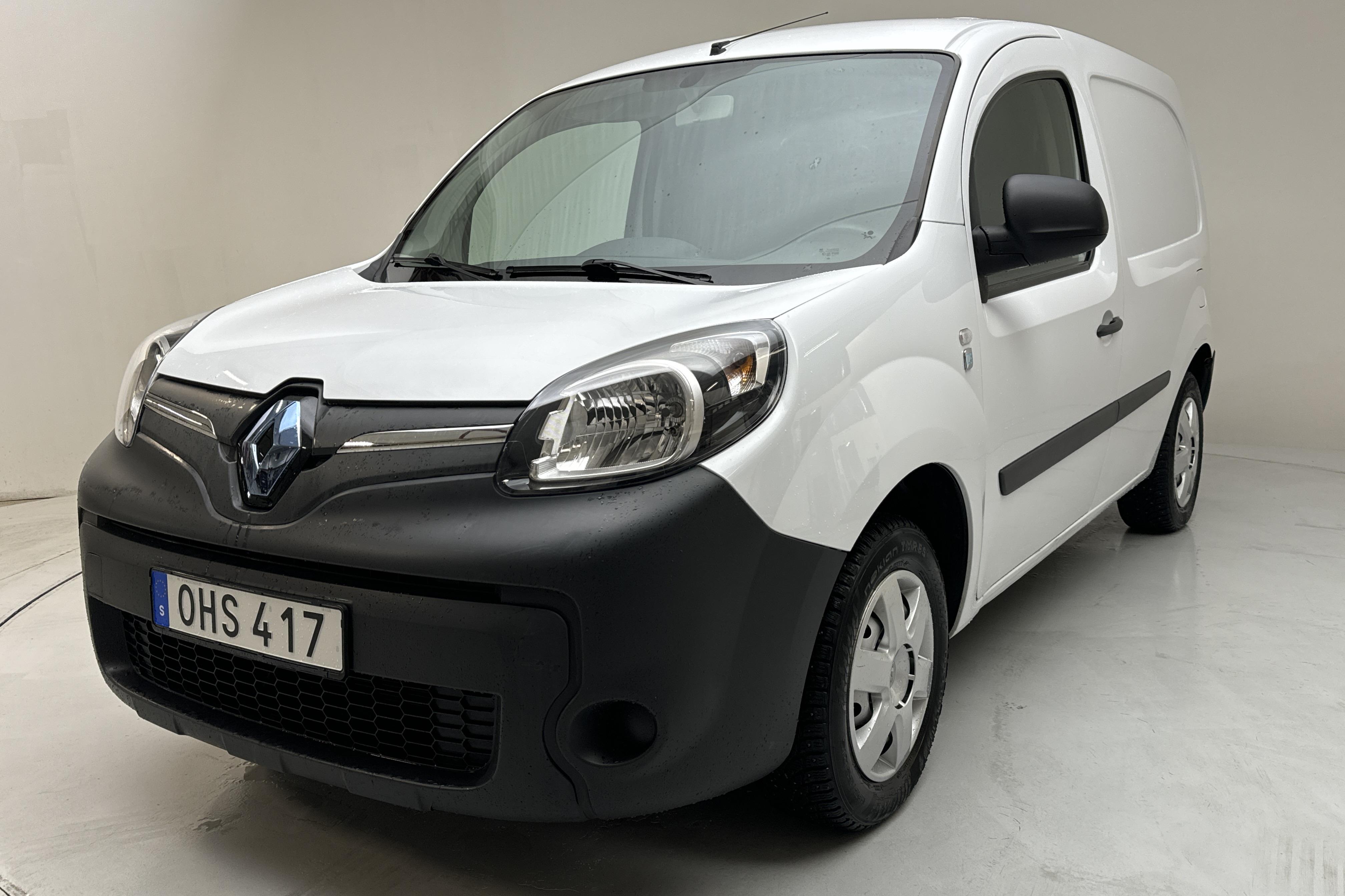 Renault Kangoo II Z.E. 22 kWh Skåp (60hk) - 39 630 km - Automaatne - valge - 2017