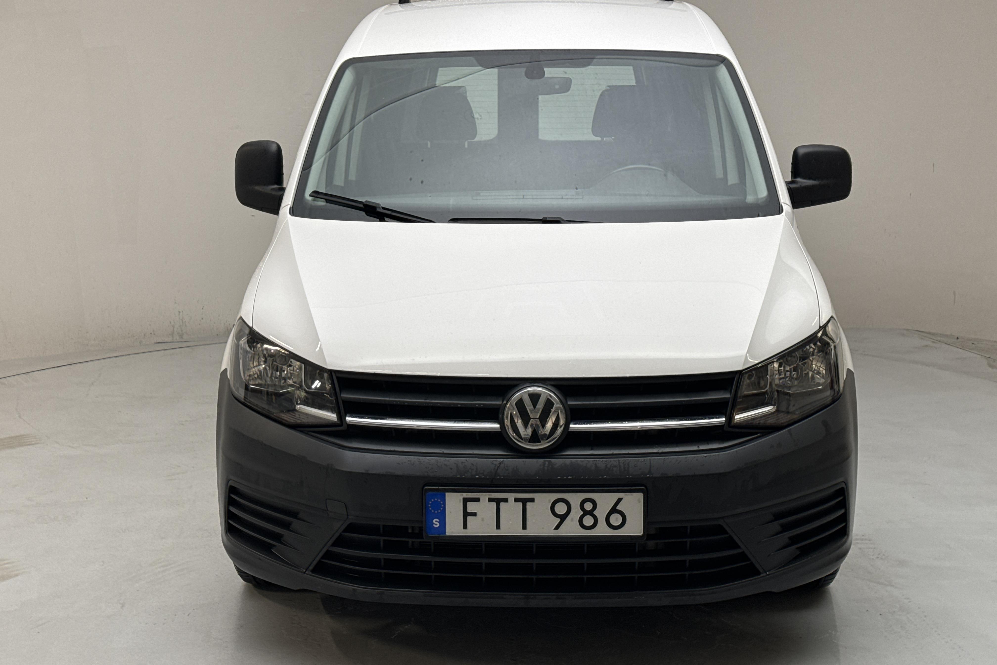 VW Caddy 2.0 TDI (75hk) - 6 018 mil - Manuell - vit - 2018