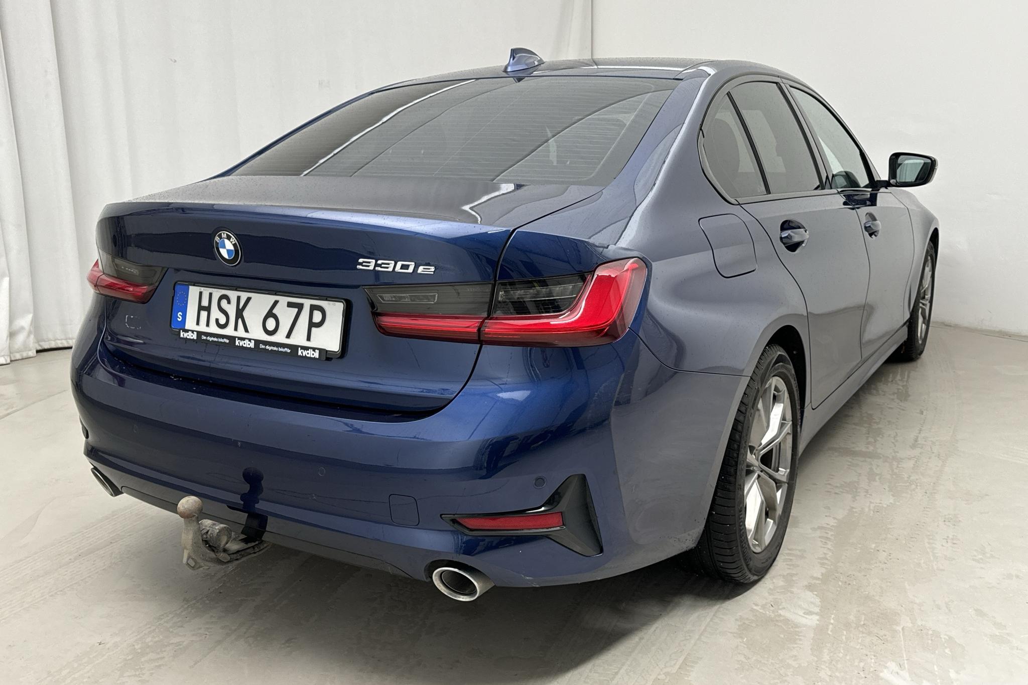 BMW 330e Sedan, G20 (292hk) - 117 600 km - Automatyczna - niebieski - 2020