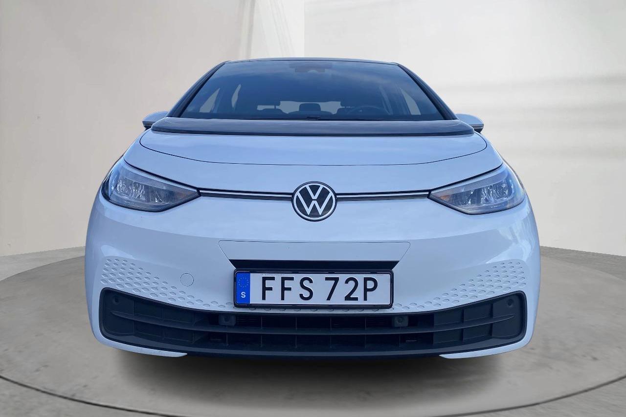 VW ID.3 58kWh (204hk) - 26 330 km - Automaatne - valge - 2022