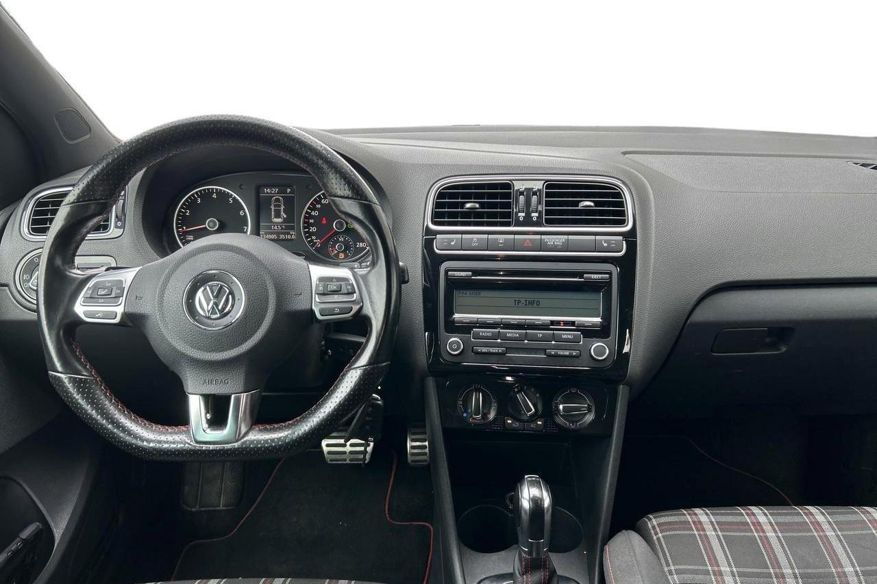 VW Polo 1.4 GTI 5dr (180hk) - 13 490 mil - Automat - vit - 2011