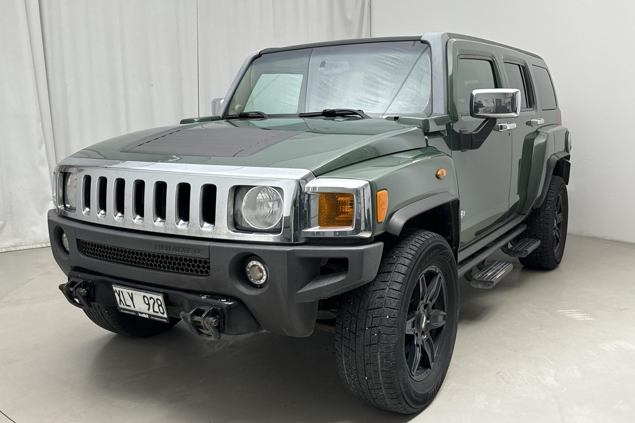 Hummer H3 3.5 (223hk) - 222 420 km - Automaattinen - vihreä - 2006