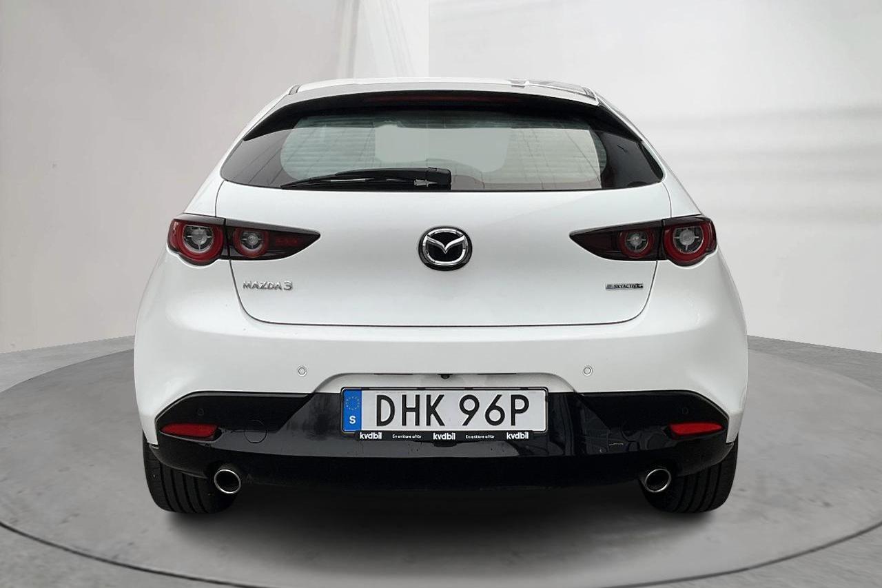 Mazda 3 2.0 5dr (150hk) - 21 010 km - Automatyczna - biały - 2021