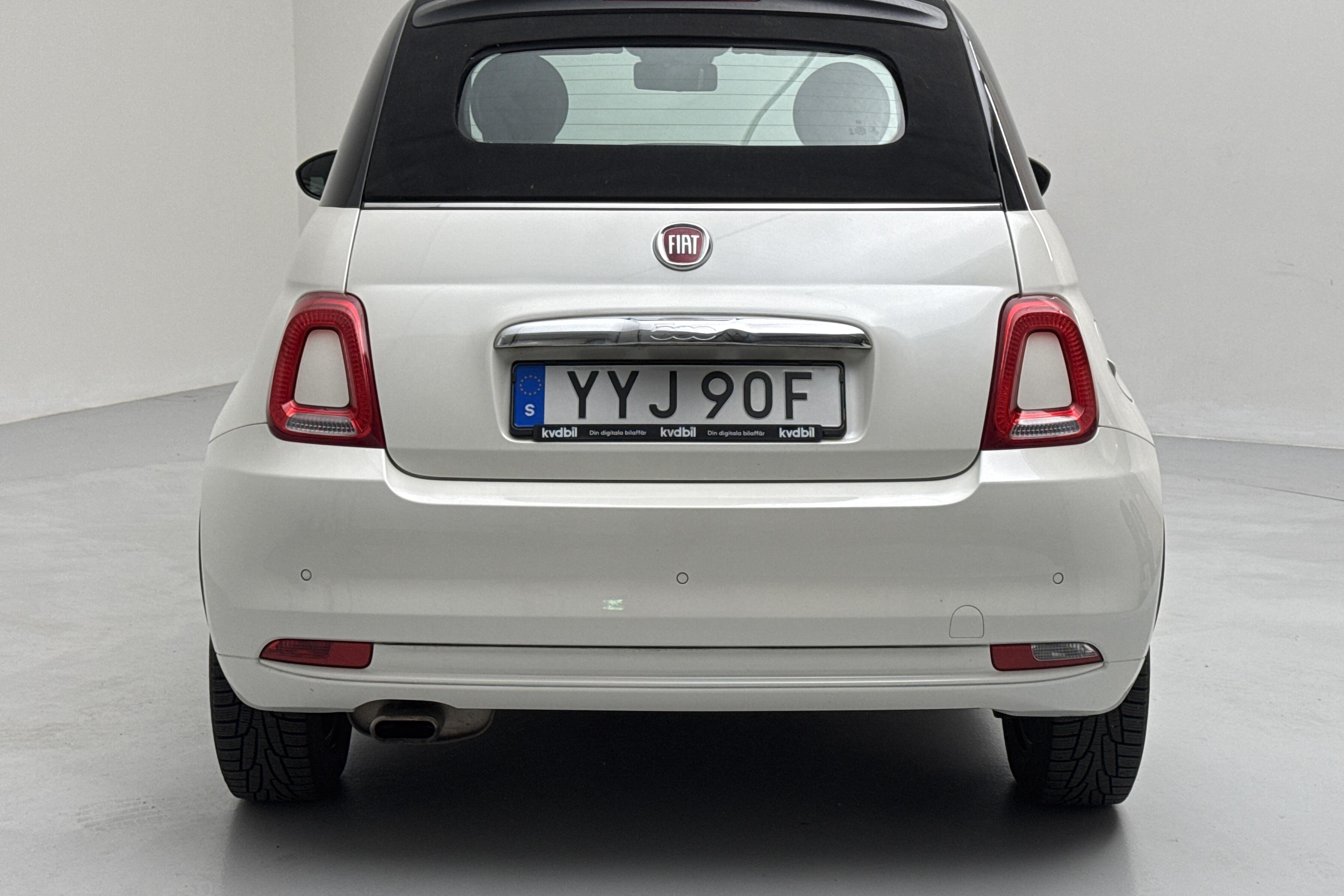 Fiat 500 1.2 (69hk) - 61 710 km - Manuaalinen - valkoinen - 2020