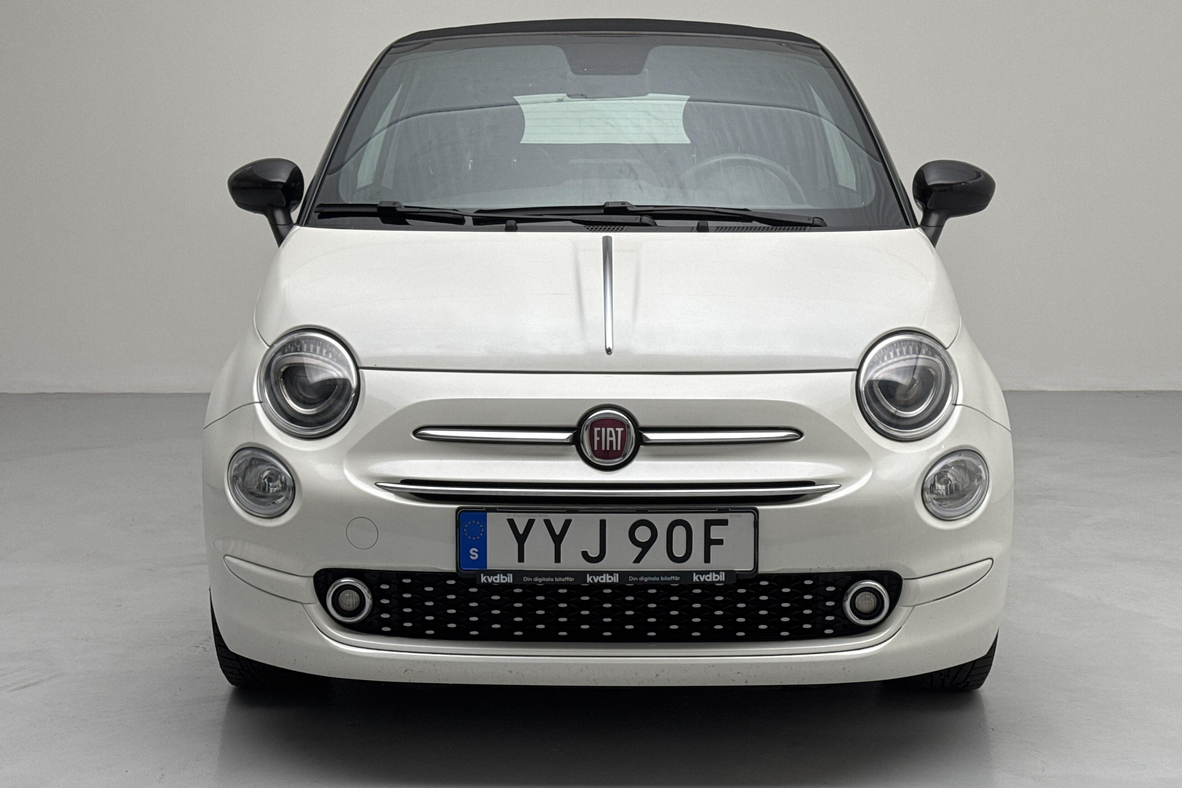 Fiat 500 1.2 (69hk) - 61 710 km - Manuaalinen - valkoinen - 2020