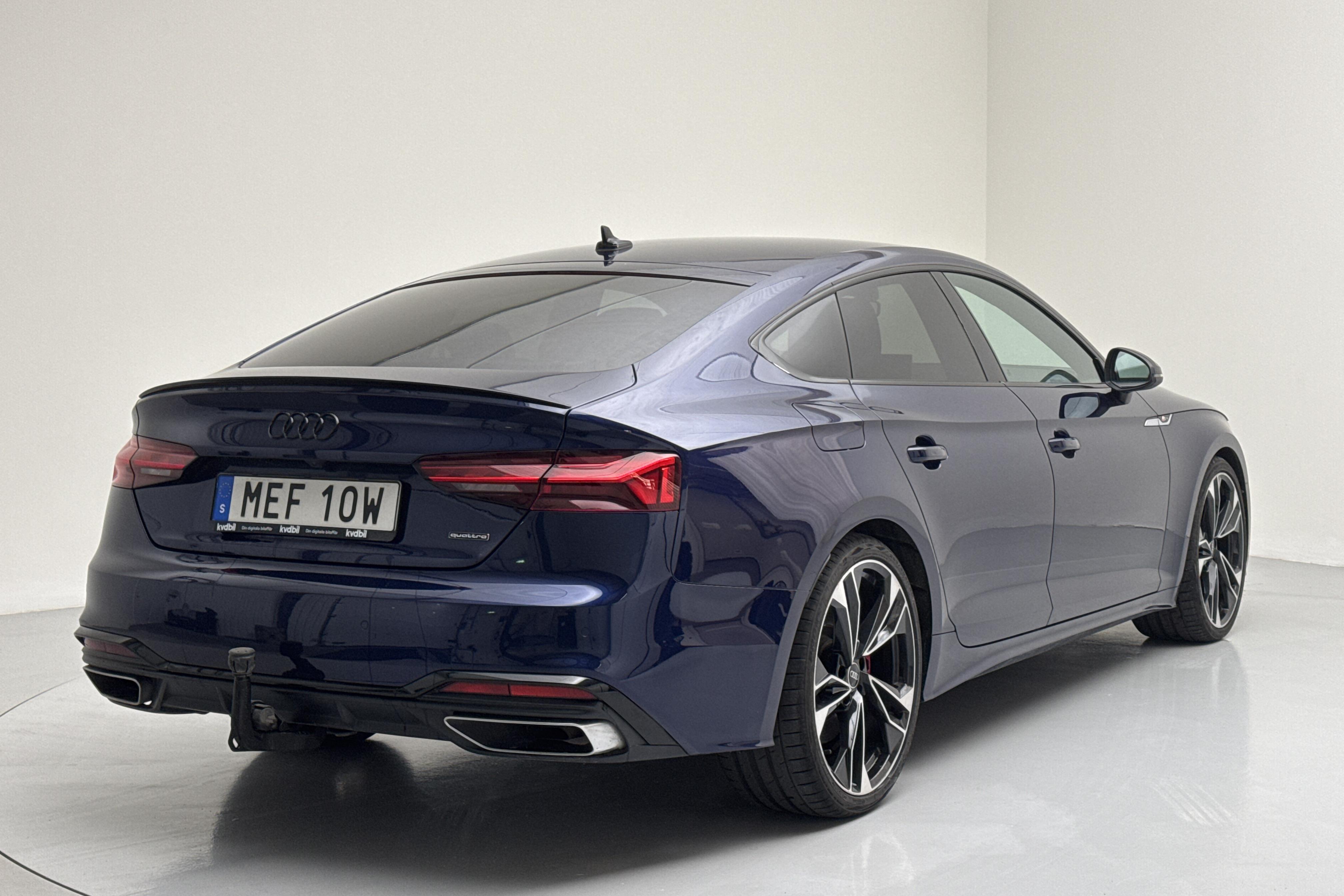 Audi A5 Sportback 45 TFSI quattro LCI (265hk) - 39 120 km - Automatyczna - niebieski - 2022