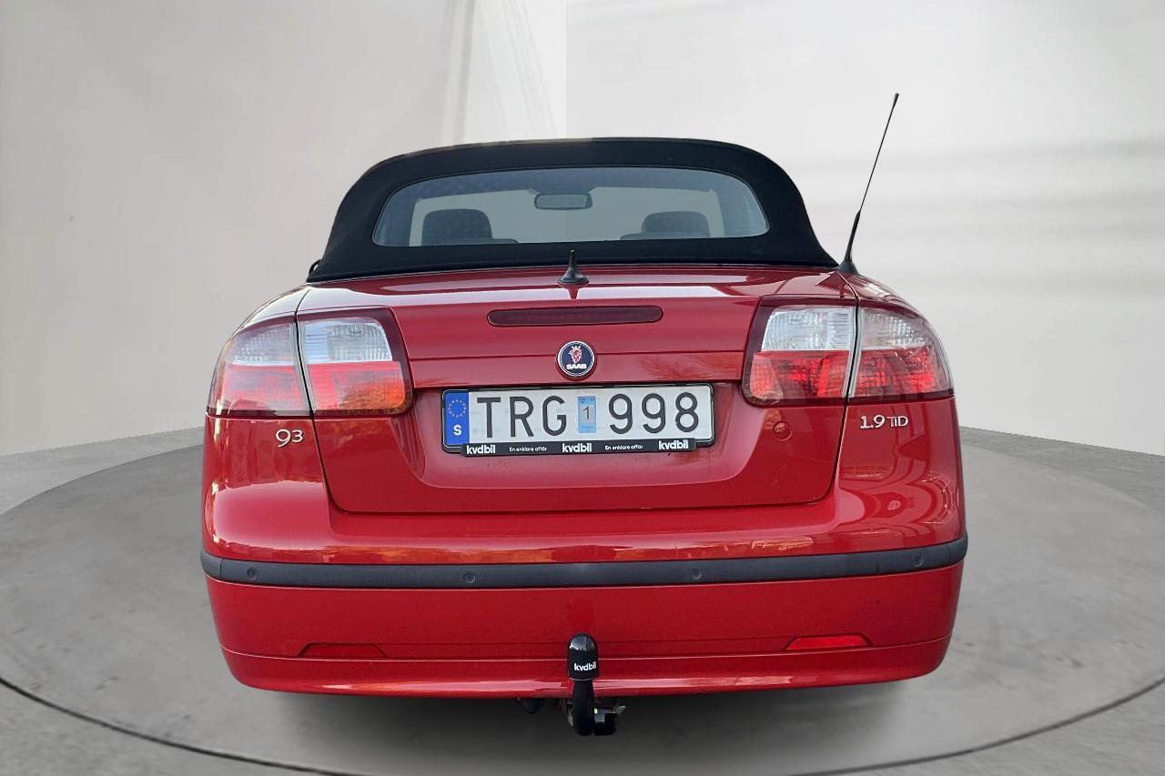 Saab 9-3 1.9 TiD Cabriolet (150hk) - 23 906 mil - Automat - röd - 2007