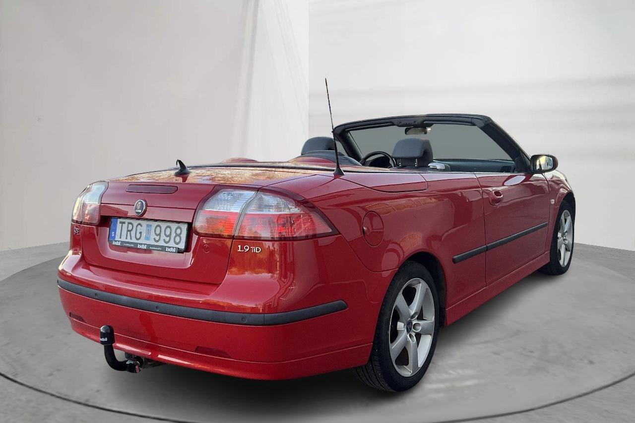 Saab 9-3 1.9 TiD Cabriolet (150hk) - 239 060 km - Automatyczna - czerwony - 2007