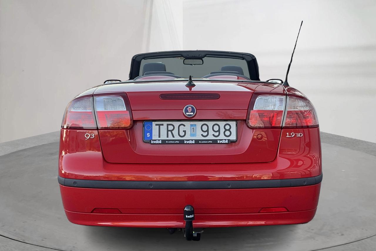 Saab 9-3 1.9 TiD Cabriolet (150hk) - 239 060 km - Automatyczna - czerwony - 2007