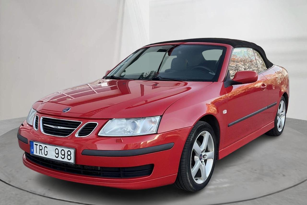 Saab 9-3 1.9 TiD Cabriolet (150hk) - 239 060 km - Automatyczna - czerwony - 2007