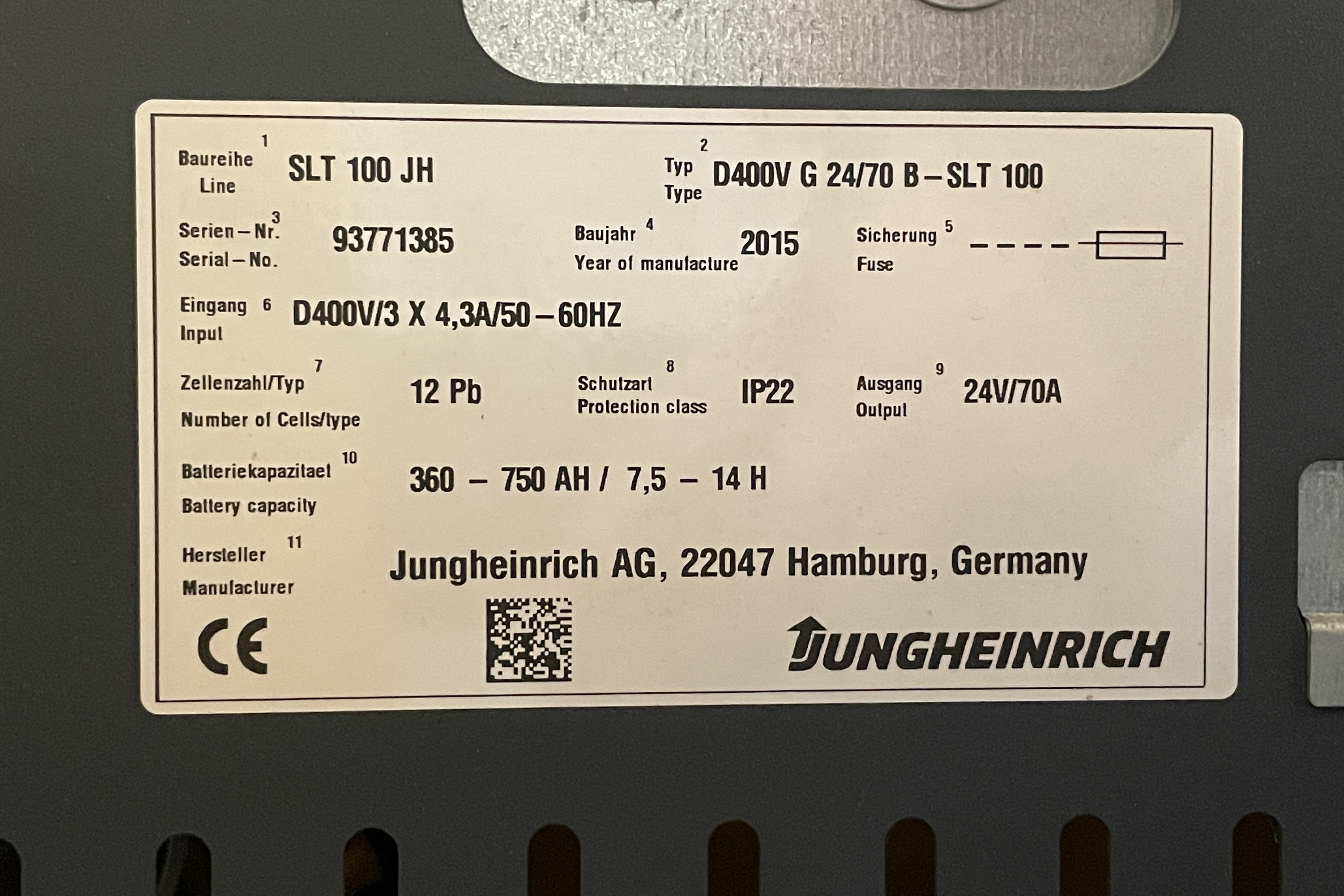 Jungheinrich Ledstaplare - 2 822 km