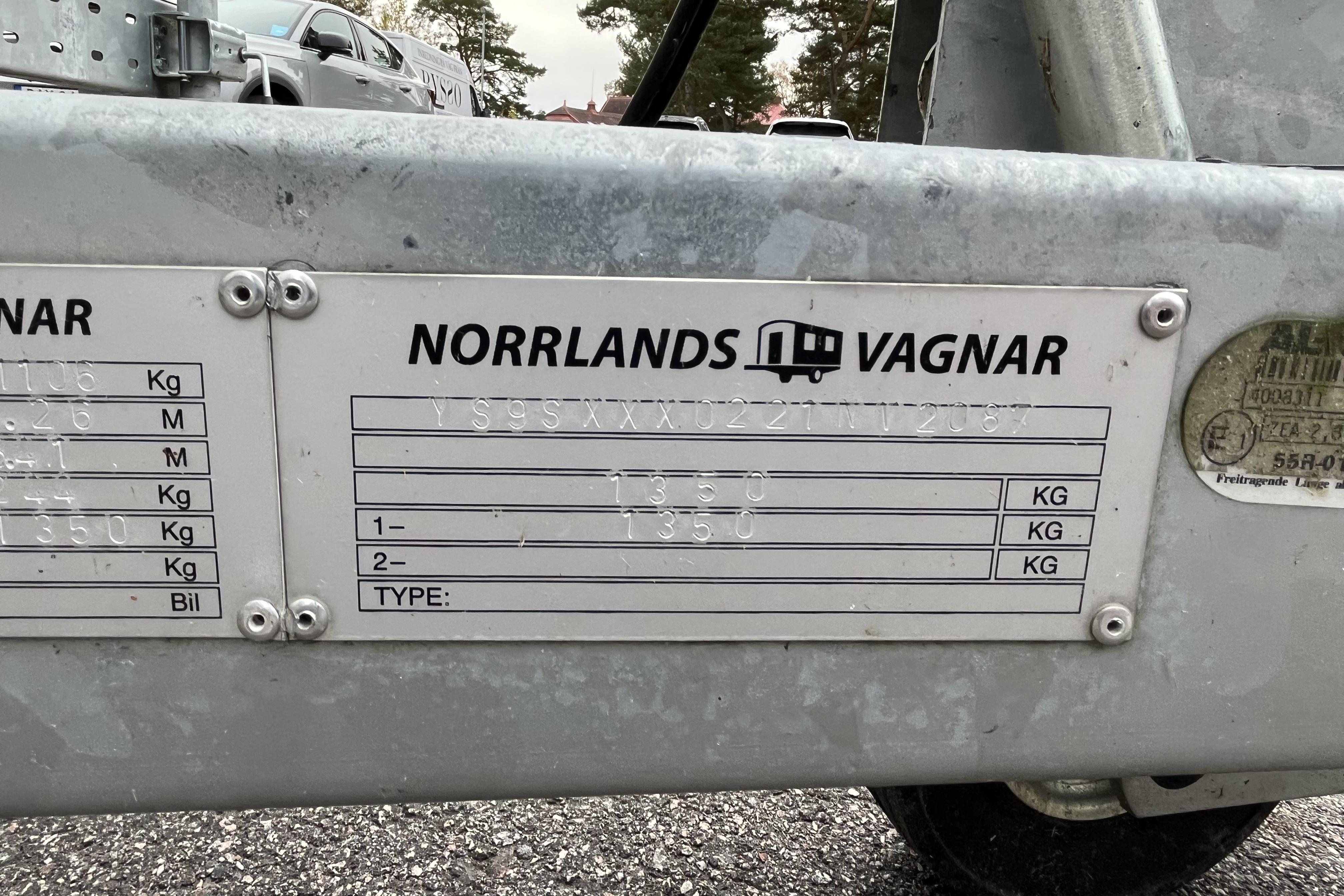  NORRLANDSVAGNAR - 0 km - valkoinen - 2021