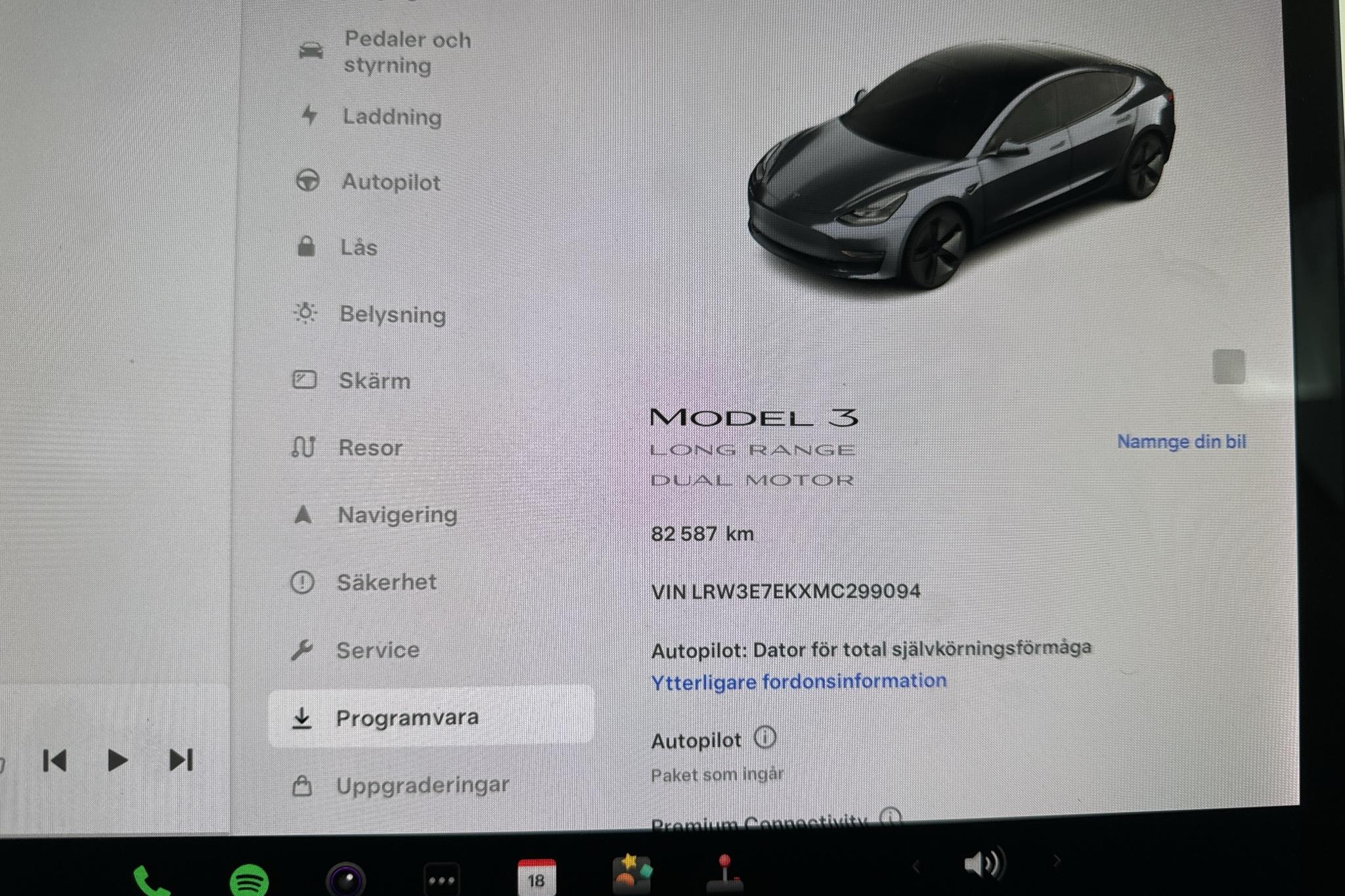 Tesla Model 3 Long Range Dual Motor AWD - 82 590 km - Automaatne - hall - 2021