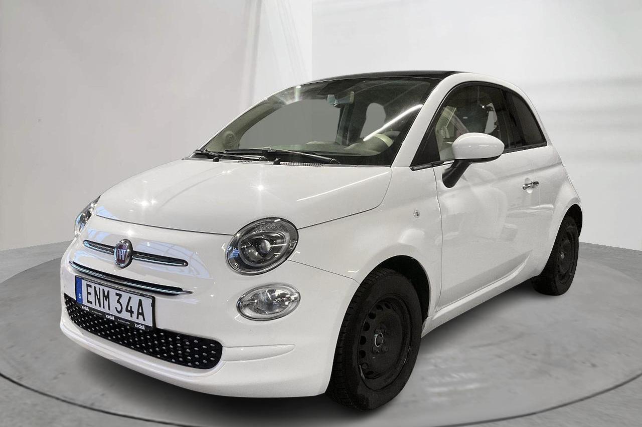 Fiat 500 1.2 (69hk) - 2 993 mil - Manuell - vit - 2020