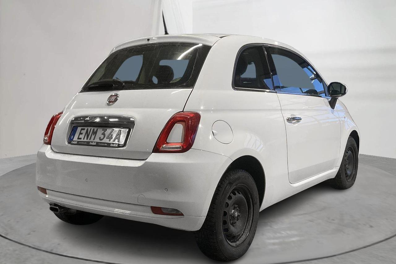 Fiat 500 1.2 (69hk) - 2 993 mil - Manuell - vit - 2020