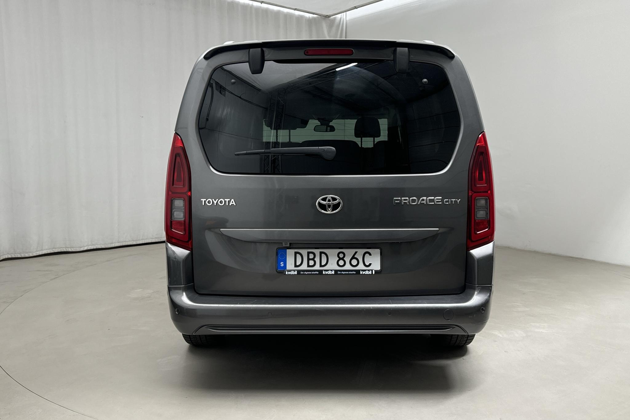 Toyota PROACE CITY VERSO 1.2T (130hk) - 237 010 km - Automatyczna - Dark Grey - 2020