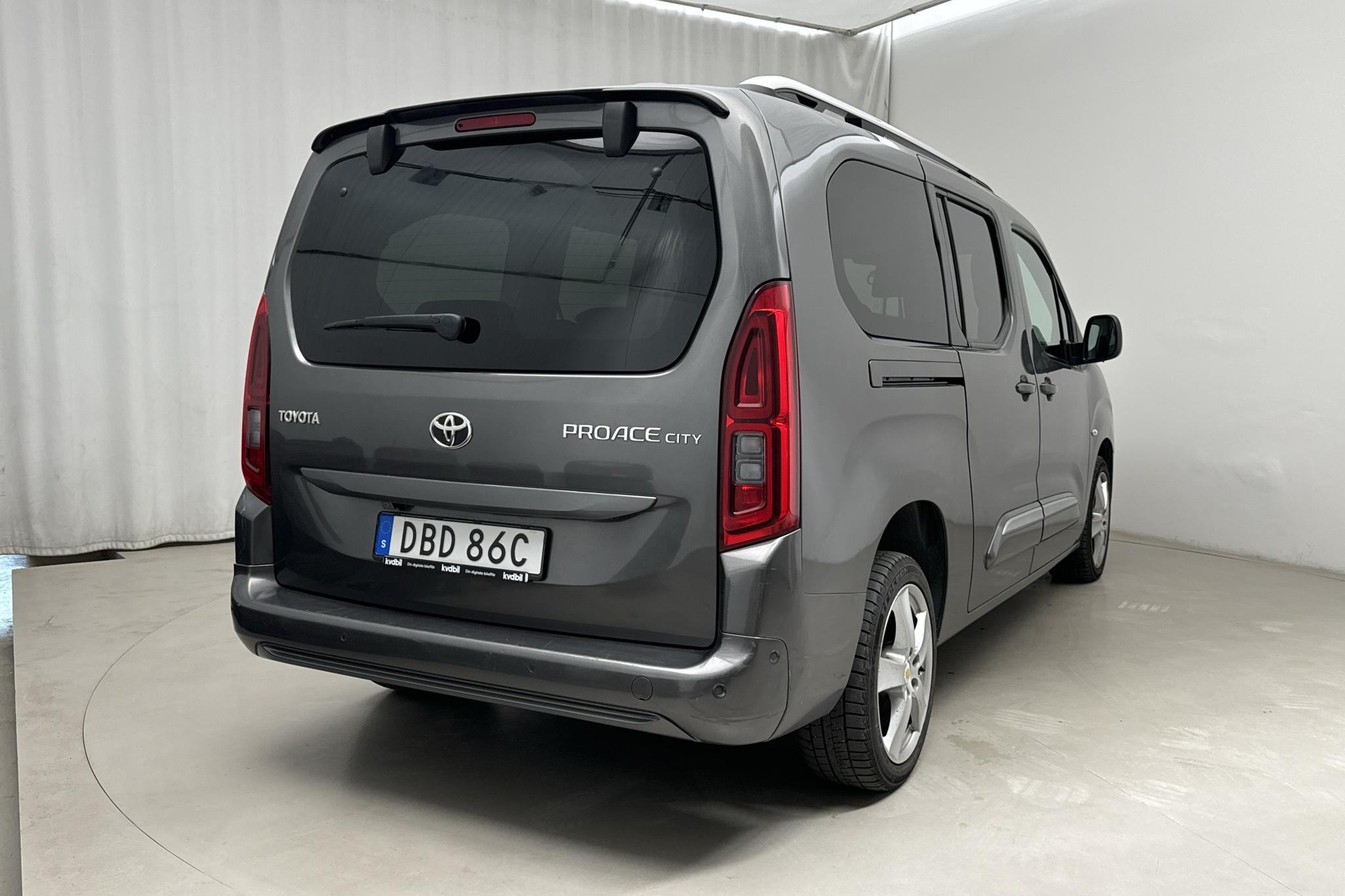 Toyota PROACE CITY VERSO 1.2T (130hk) - 237 010 km - Automatic - Dark Grey - 2020