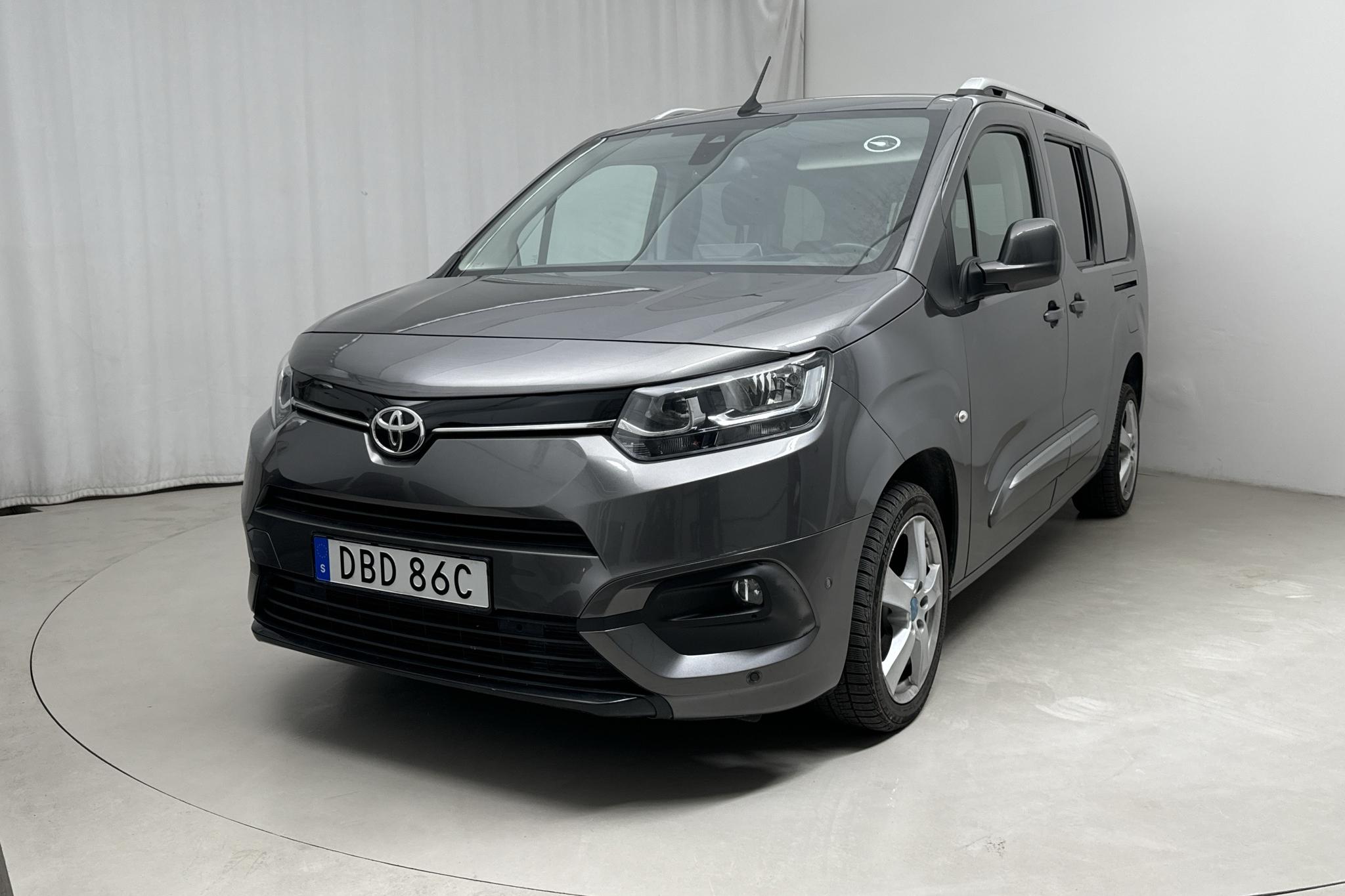 Toyota PROACE CITY VERSO 1.2T (130hk) - 23 701 mil - Automat - Dark Grey - 2020