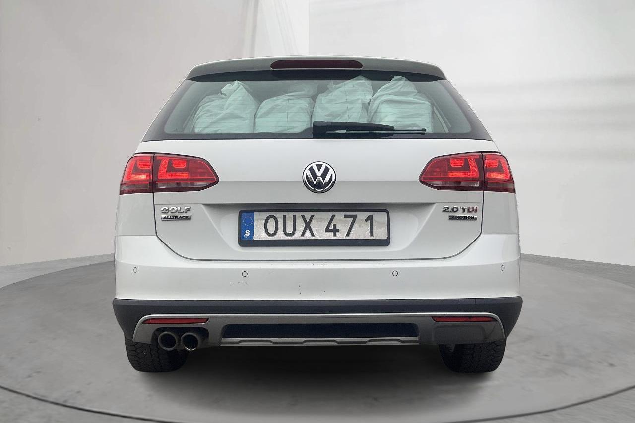 VW Golf Alltrack 2.0 TDI 4Motion (184hk) - 279 720 km - Automatyczna - biały - 2015