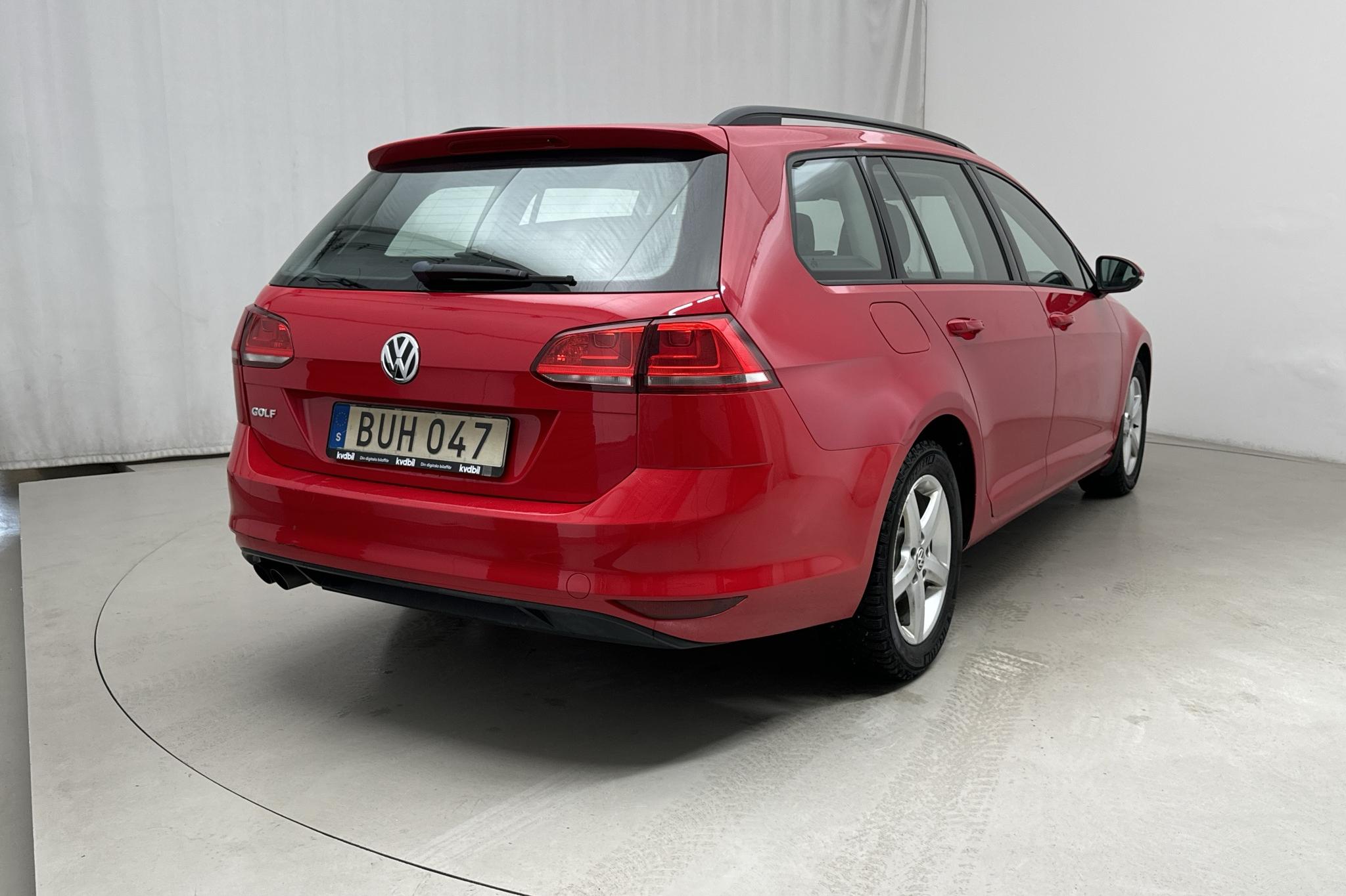 VW Golf VII 1.4 TSI Sportscombi (122hk) - 133 520 km - Manual - red - 2014