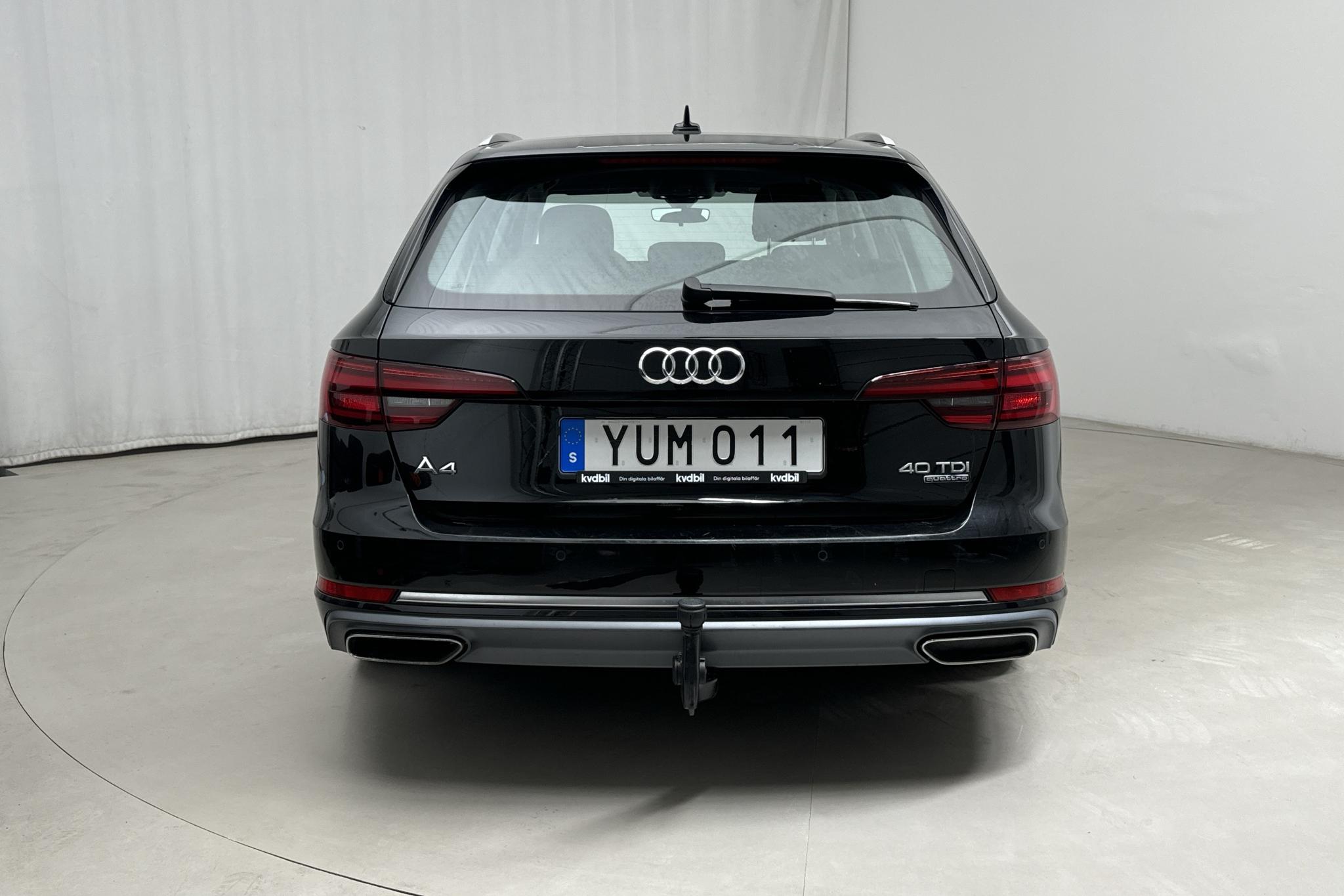 Audi A4 Avant 40 TDI quattro (190hk) - 141 170 km - Automaatne - must - 2019