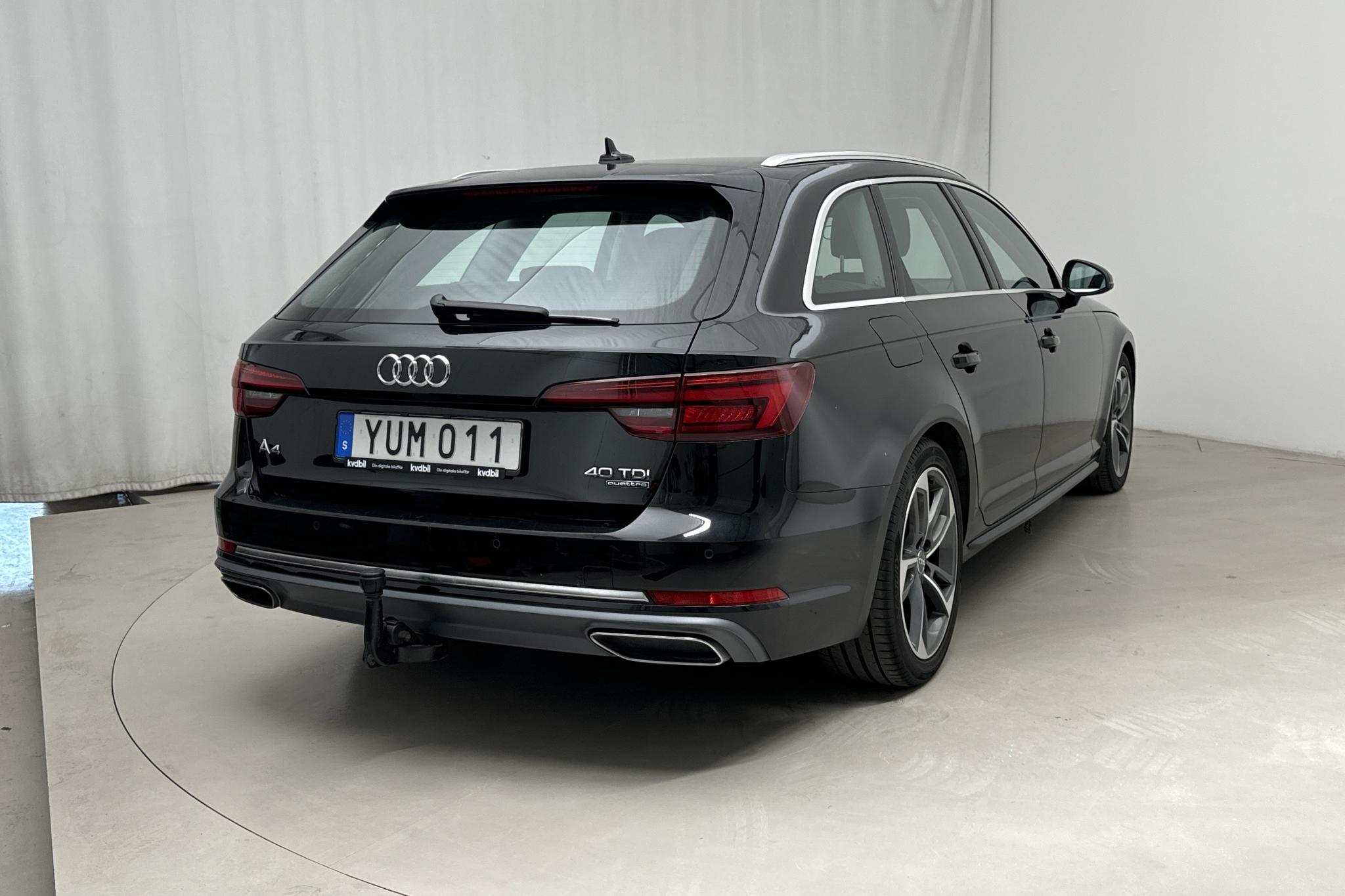 Audi A4 Avant 40 TDI quattro (190hk) - 14 117 mil - Automat - svart - 2019