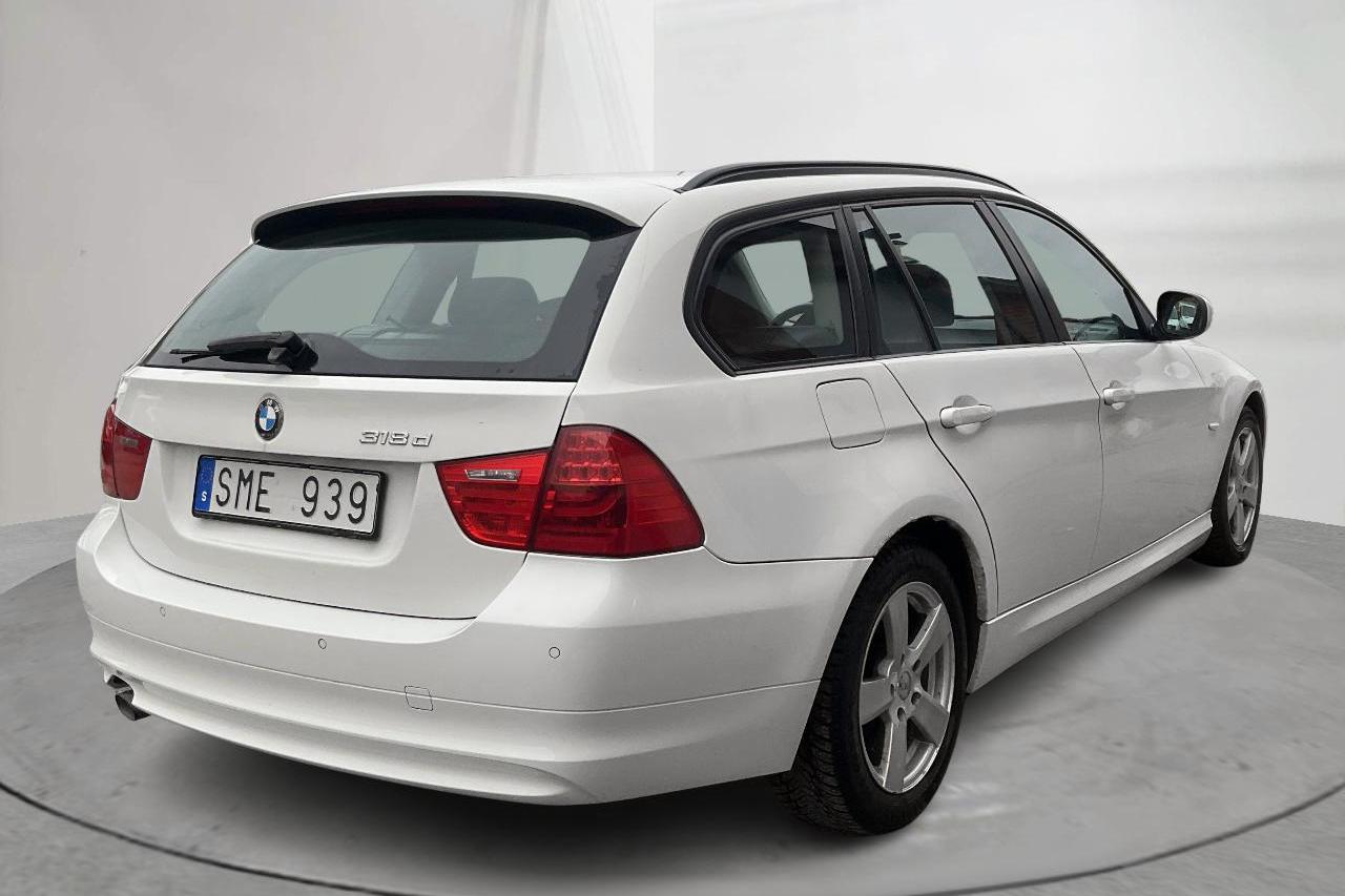 BMW 318d Touring, E91 (143hk) - 173 290 km - Manualna - biały - 2011