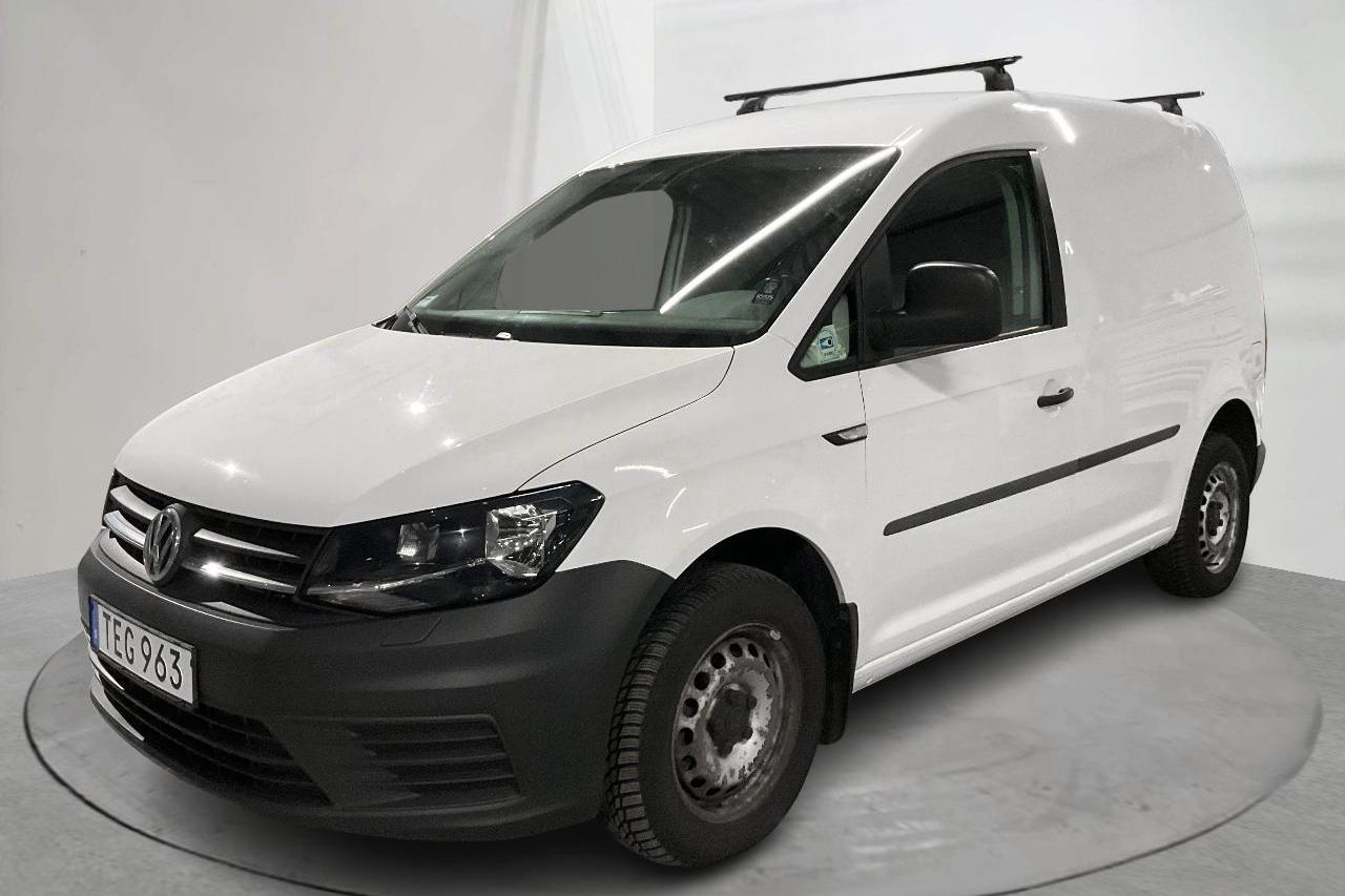 VW Caddy 2.0 TDI Skåp (102hk) - 5 003 mil - Automat - vit - 2016