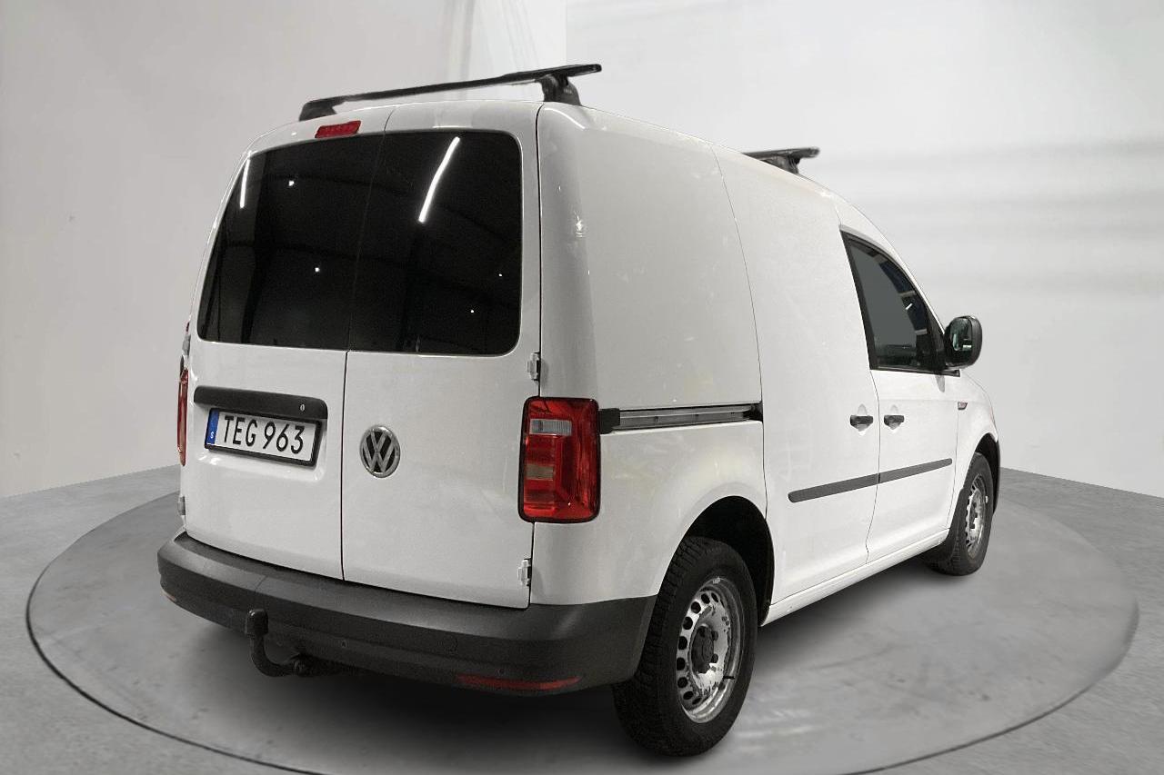 VW Caddy 2.0 TDI Skåp (102hk) - 5 003 mil - Automat - vit - 2016