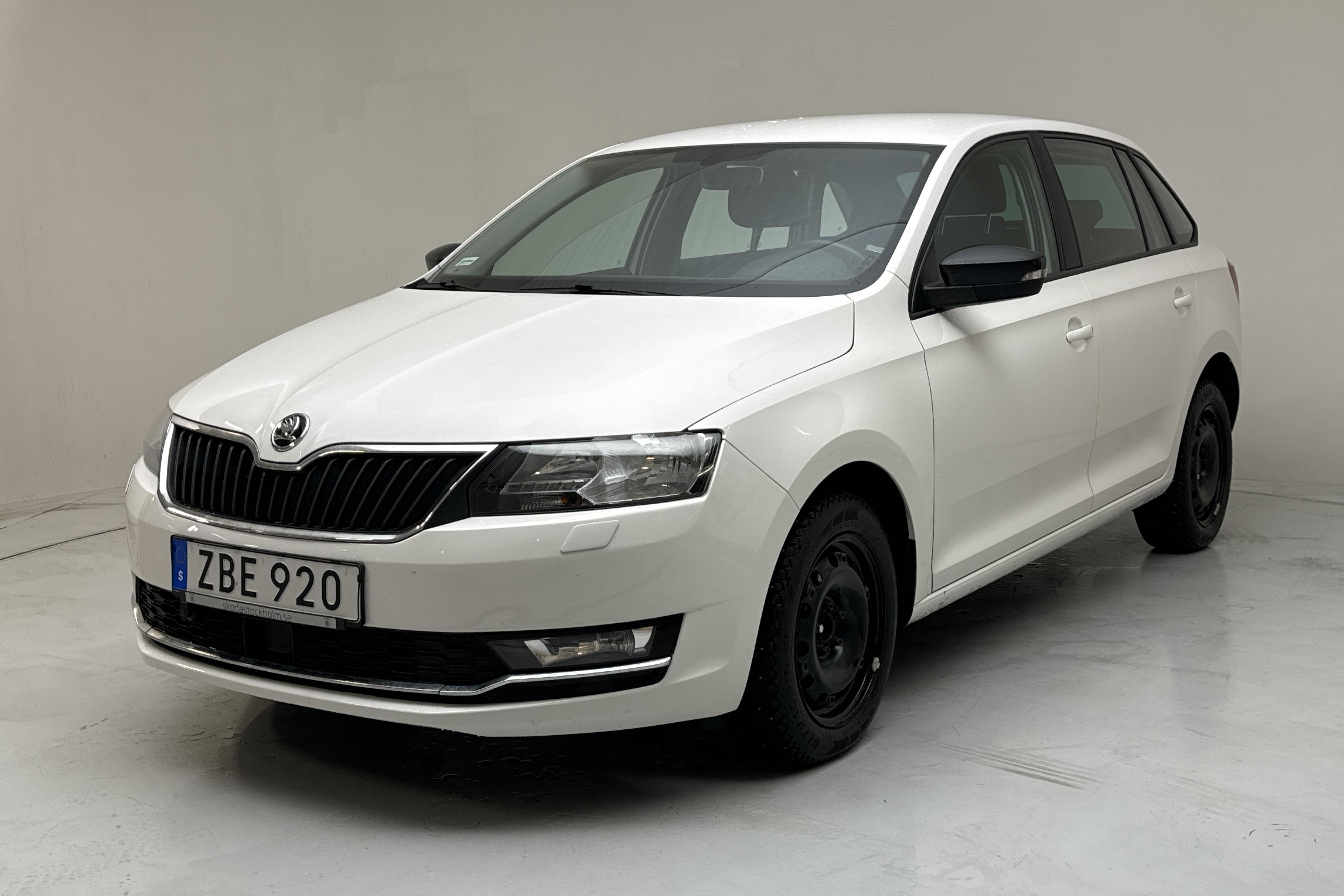 Skoda Rapid 1.4 TDI Spaceback (90hk) - 70 040 km - Manuaalinen - valkoinen - 2018