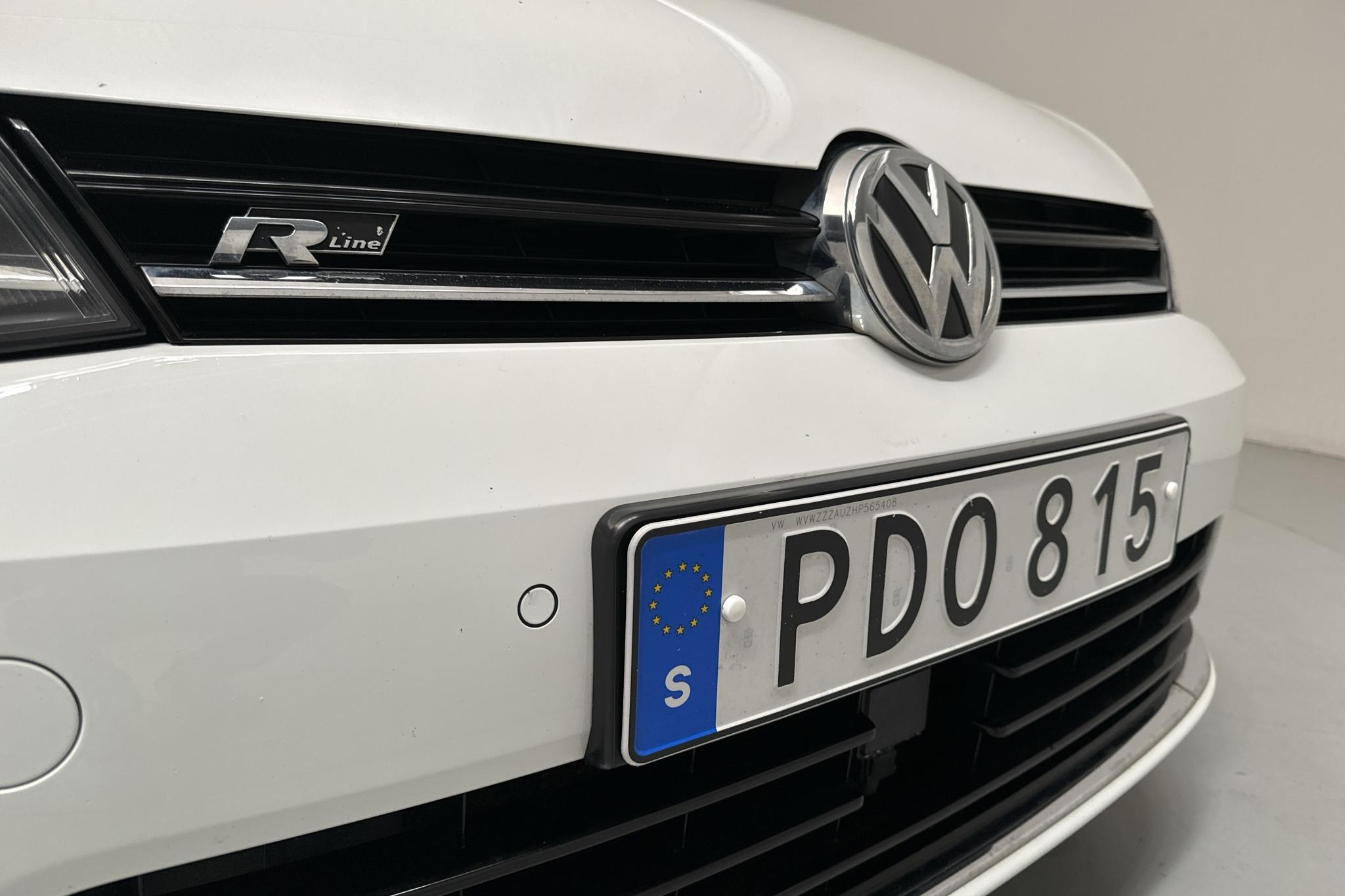 VW Golf VII 1.4 TSI Sportscombi (150hk) - 93 200 km - Automatyczna - biały - 2017