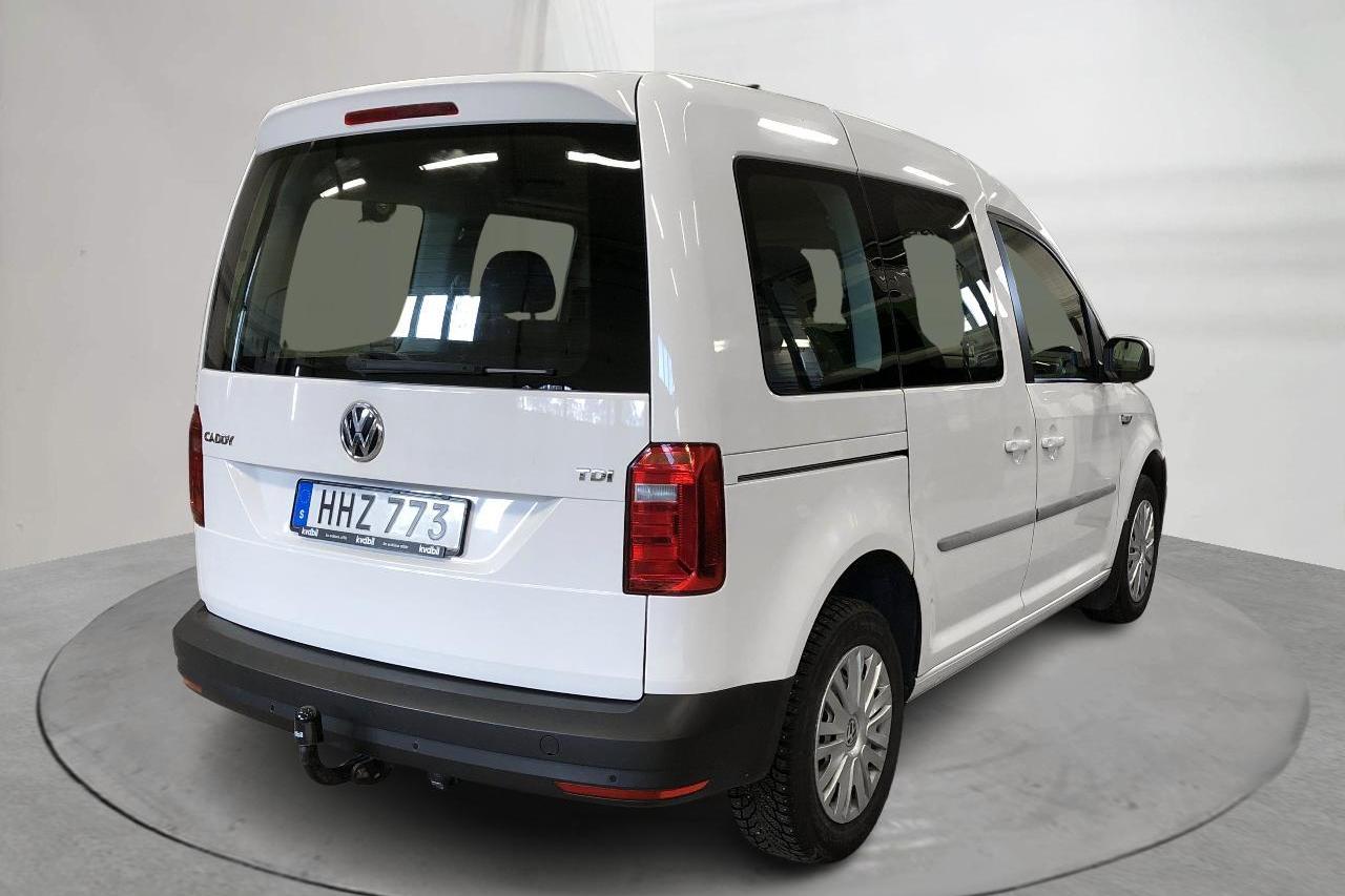 VW Caddy Life 2.0 TDI (75hk) - 165 640 km - Manuaalinen - valkoinen - 2017