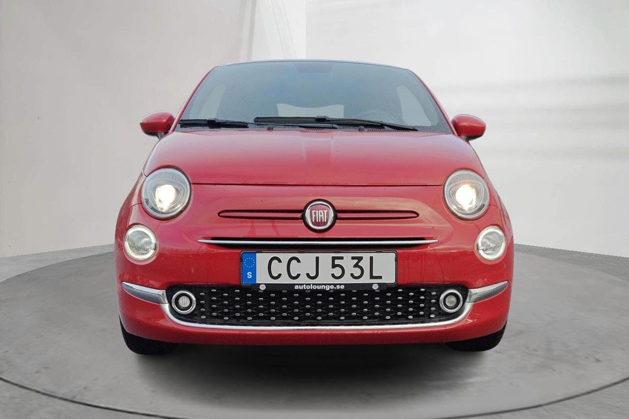 Fiat 500 Hybrid (70hk) - 3 548 mil - Manuell - röd - 2022