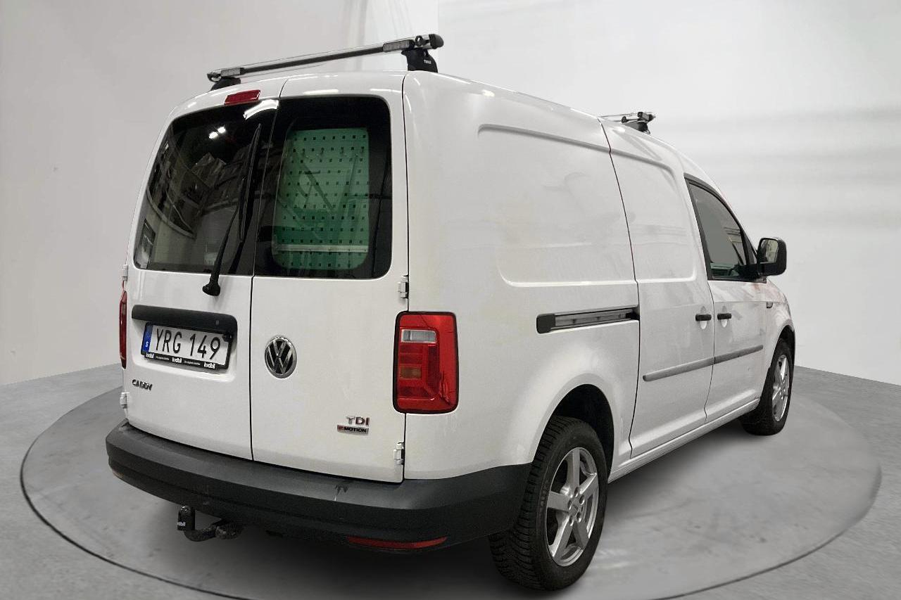 VW Caddy 2.0 TDI Maxi Skåp 4MOTION (150hk) - 75 580 km - Automatyczna - biały - 2018