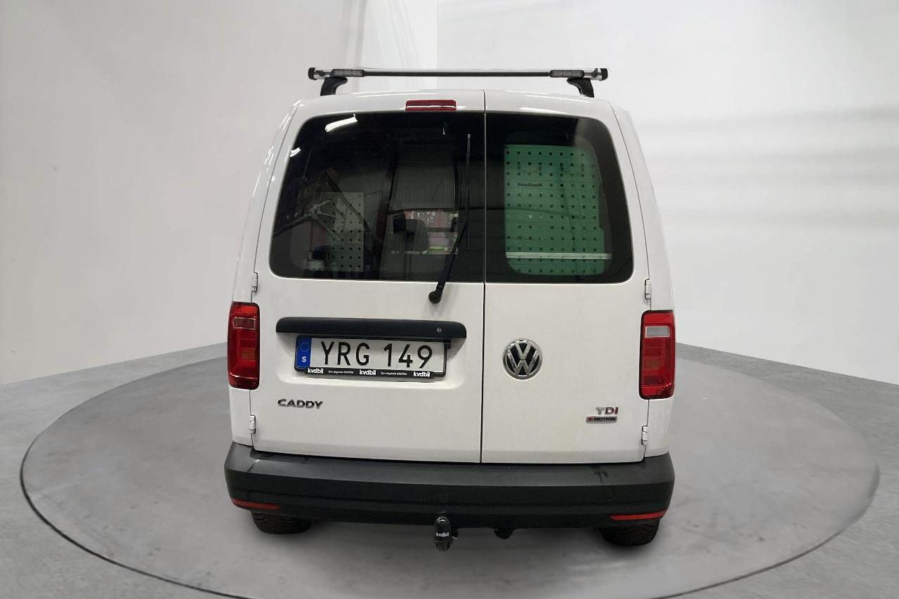 VW Caddy 2.0 TDI Maxi Skåp 4MOTION (150hk) - 75 580 km - Automatyczna - biały - 2018