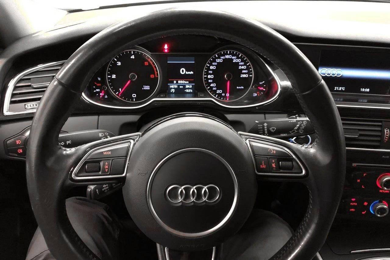 Audi A4 2.0 TDI Avant quattro (150hk) - 148 790 km - Manual - silver - 2015