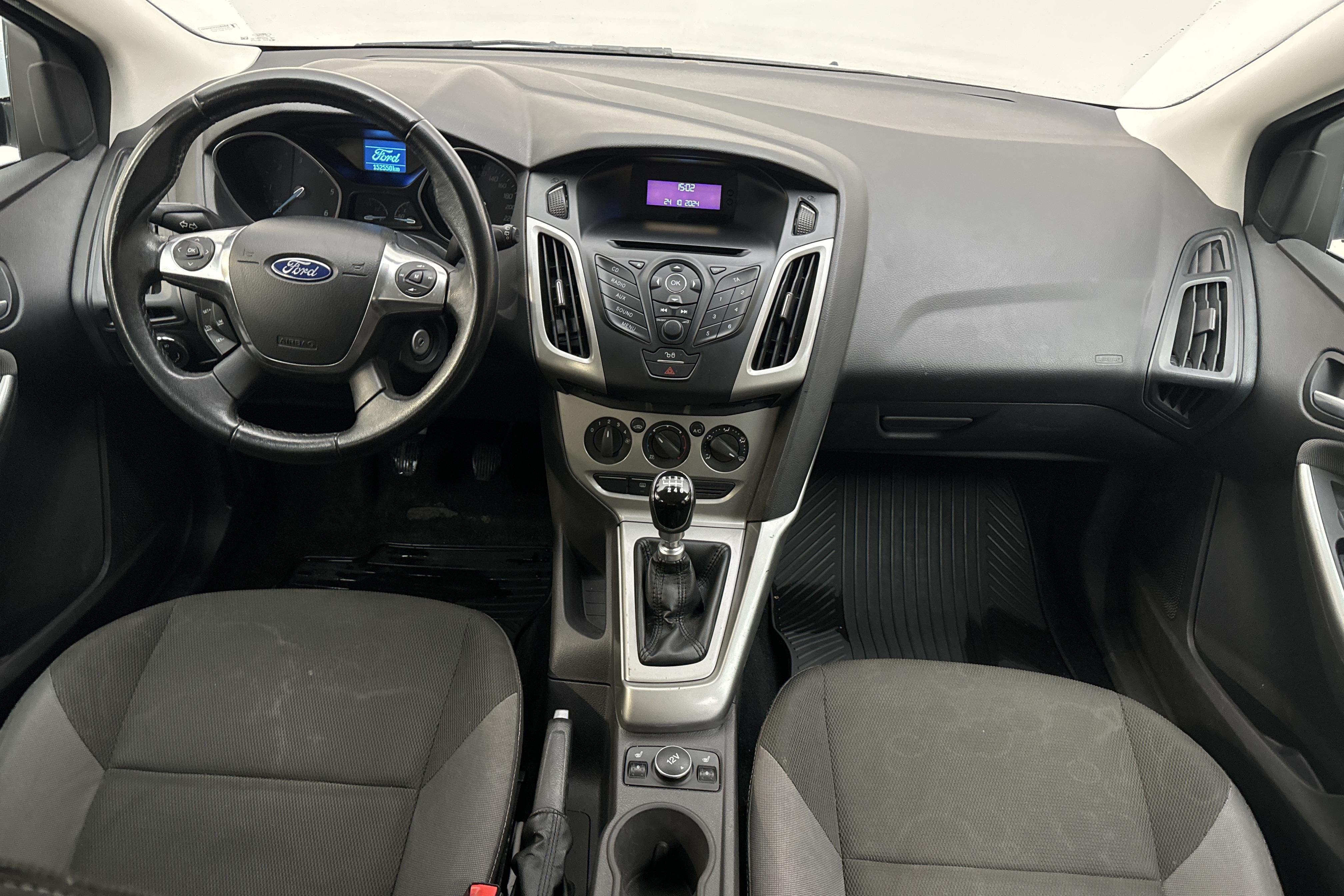 Ford Focus 1.6 TDCi Kombi (95hk) - 15 255 mil - Manuell - vit - 2013