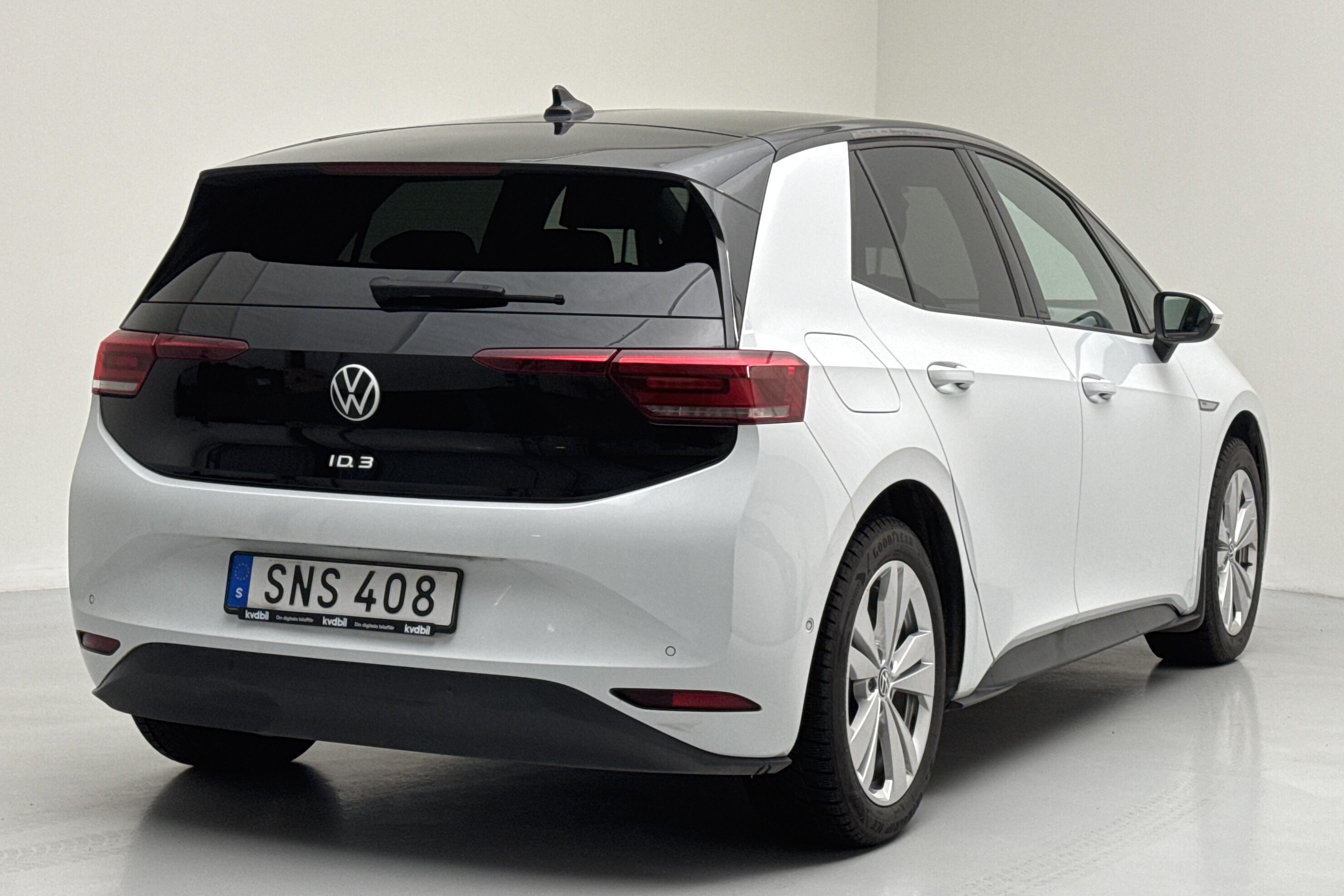 VW ID.3 58kWh (204hk) - 3 894 mil - Automat - vit - 2022