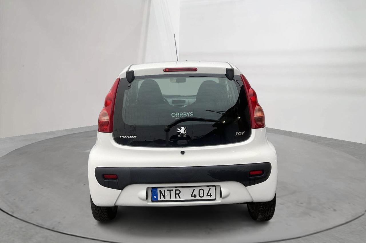 Peugeot 107 1.0 5dr (68hk) - 118 470 km - Manual - white - 2011