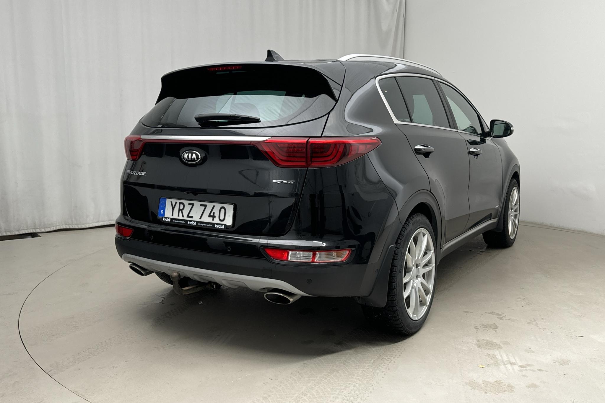 KIA Sportage 1.6 T-GDI AWD (177hk) - 6 683 mil - Automat - svart - 2017