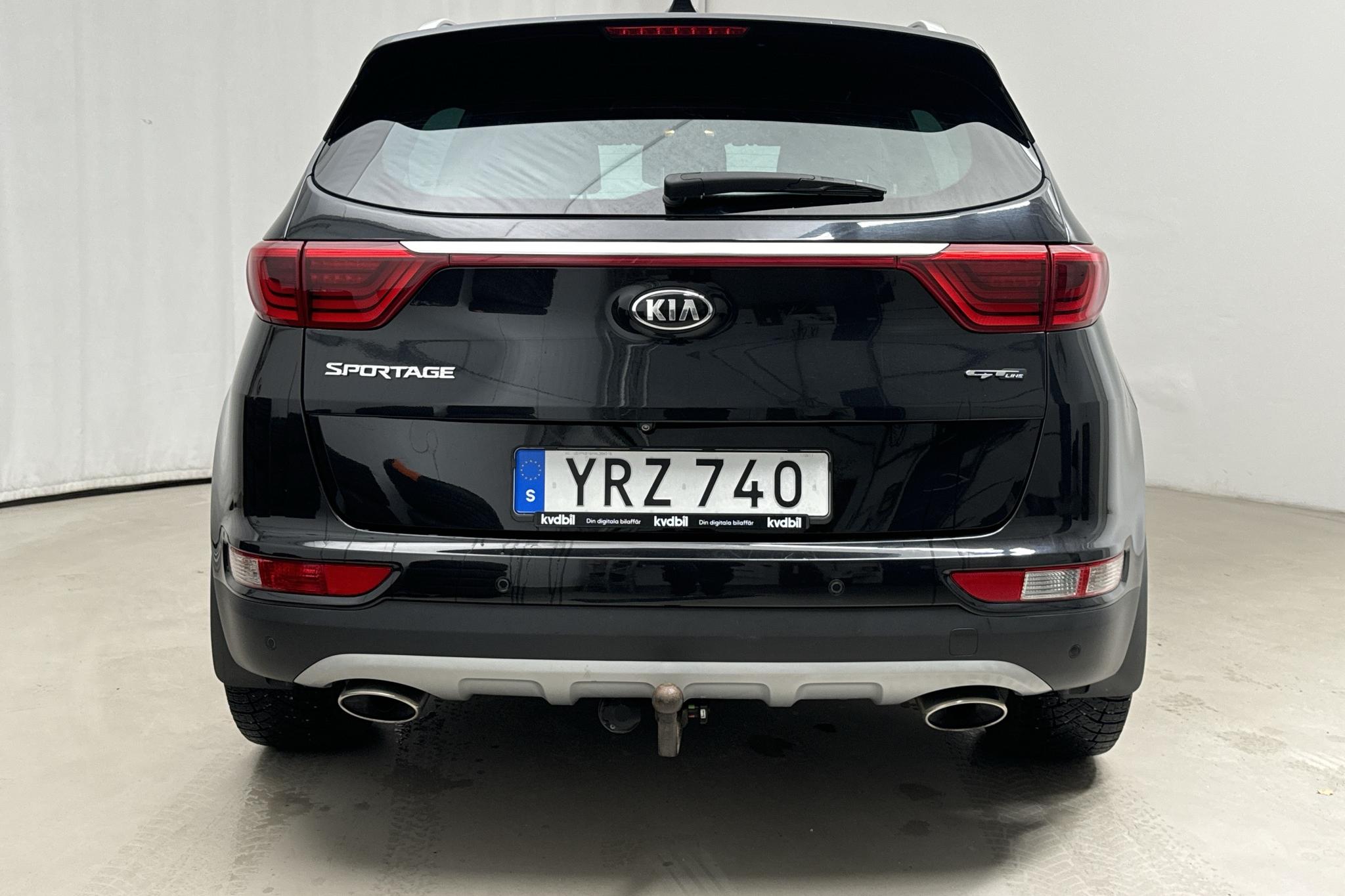 KIA Sportage 1.6 T-GDI AWD (177hk) - 6 683 mil - Automat - svart - 2017